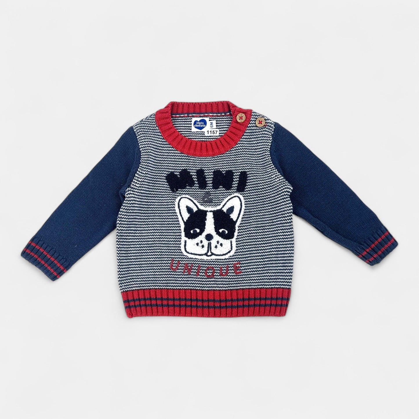 Pull Mots d’enfants : 6 mois