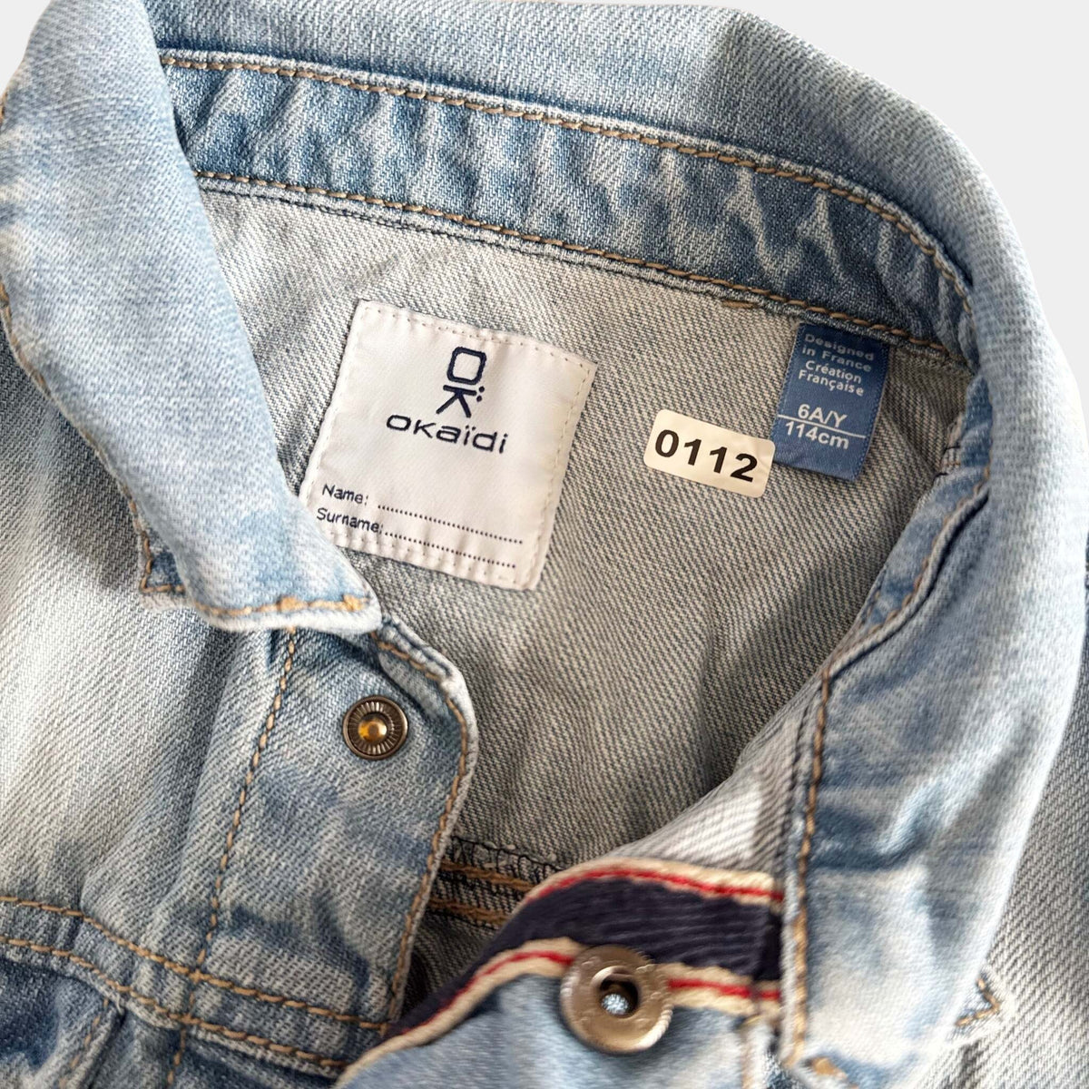 Veste jeans Okaïdi : 6 ans