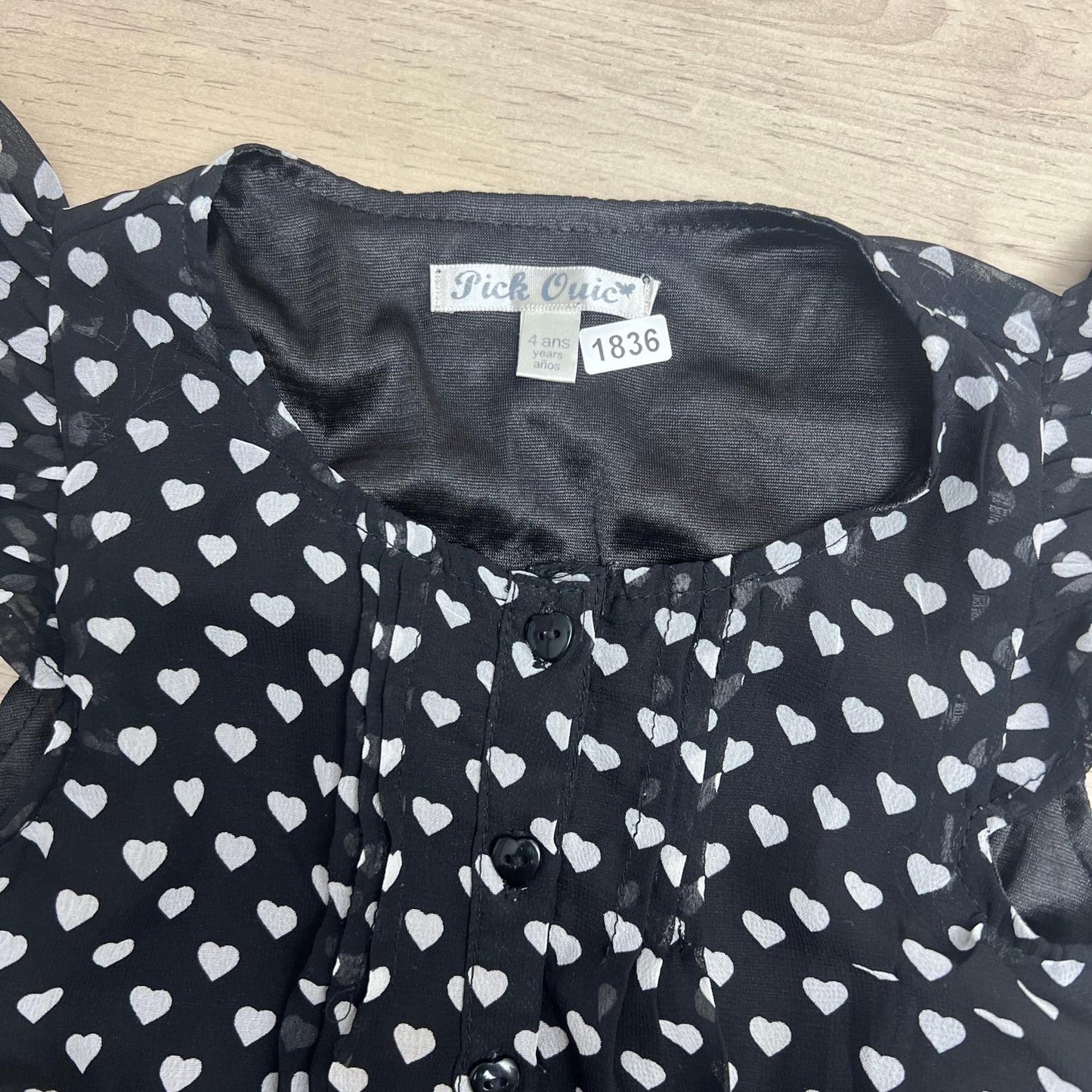 Robe Pick Ouic : 4 ans