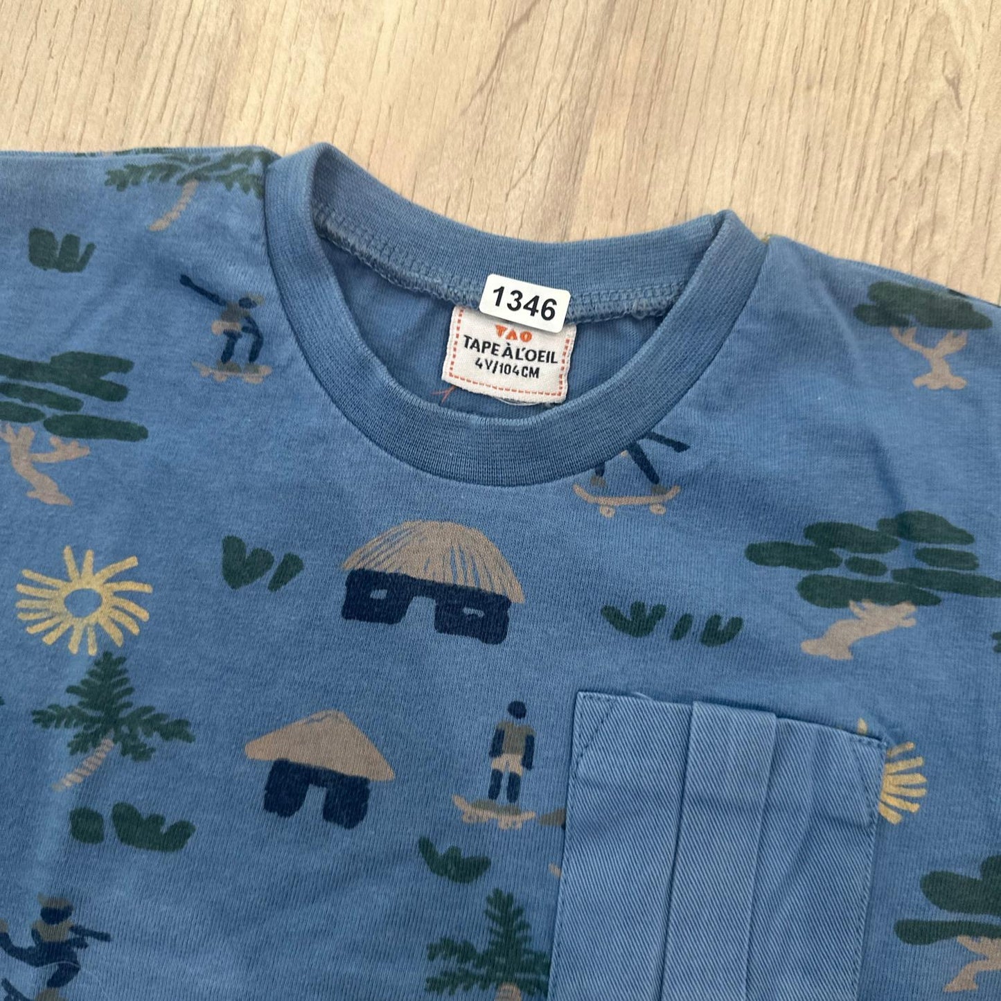 T-Shirt Tape à l'oeil : 4 ans