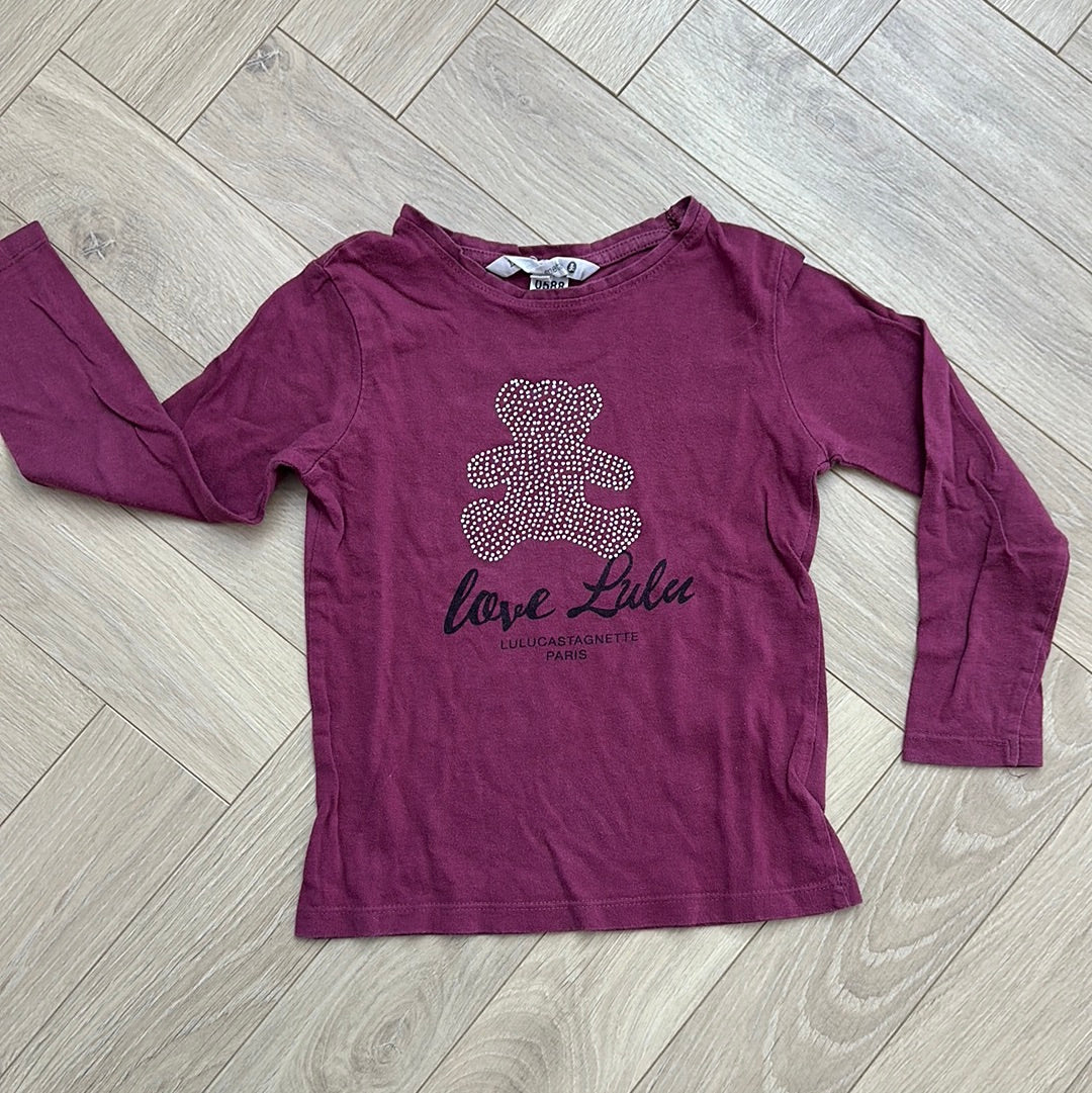 T-shirt Lulu castagnette : 4 ans