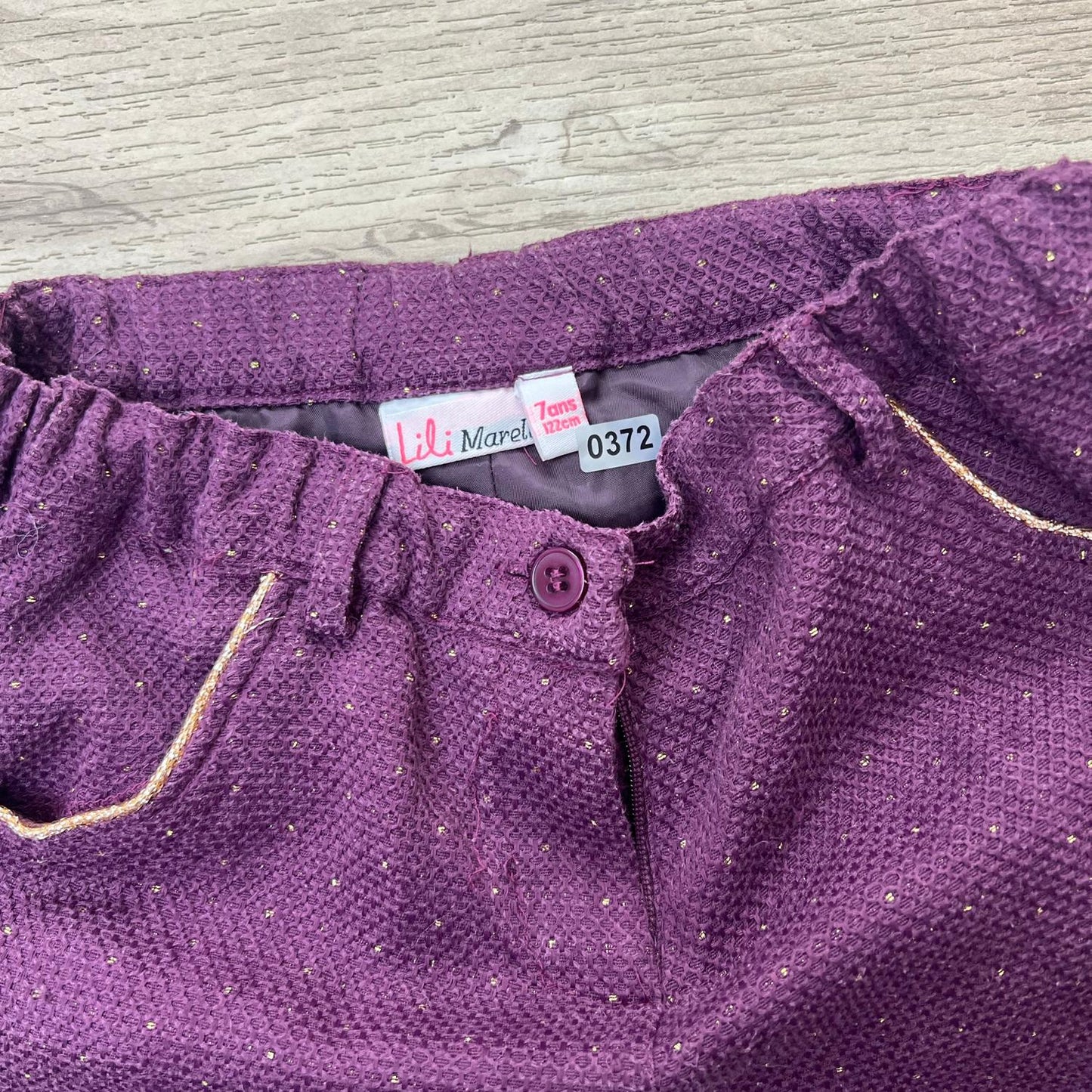 Short Lili marelle : 7 ans