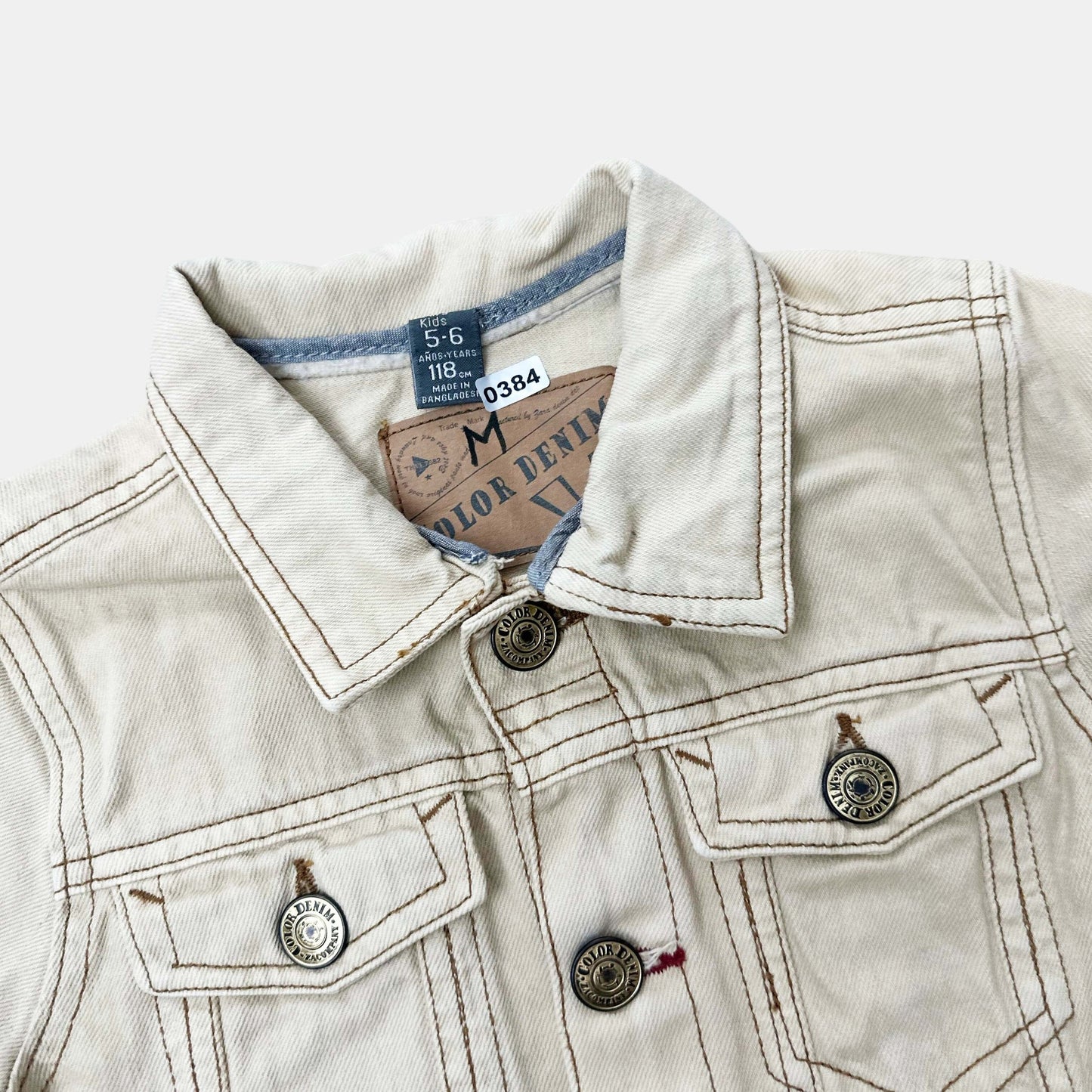 Veste Jean Color Denim : 6 ans