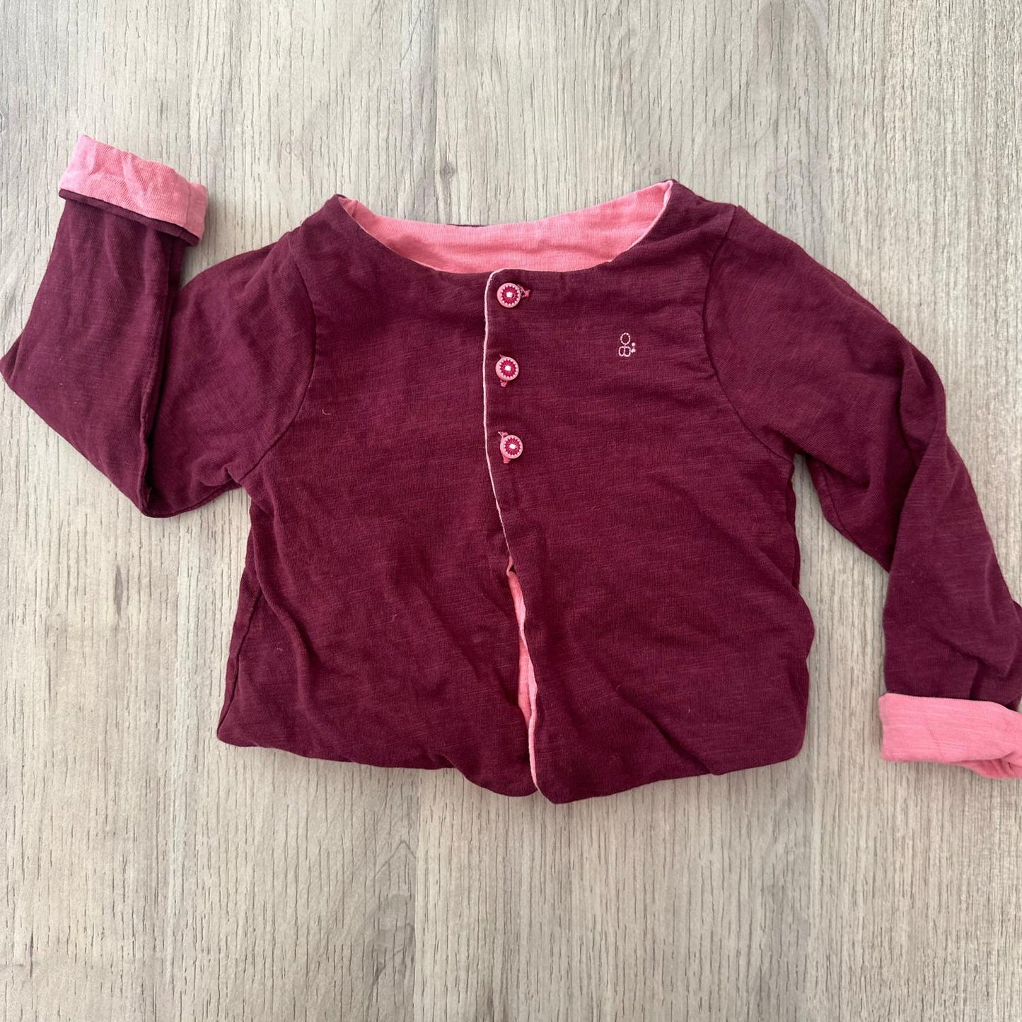 Gilet réversible Okaïdi : 6 mois