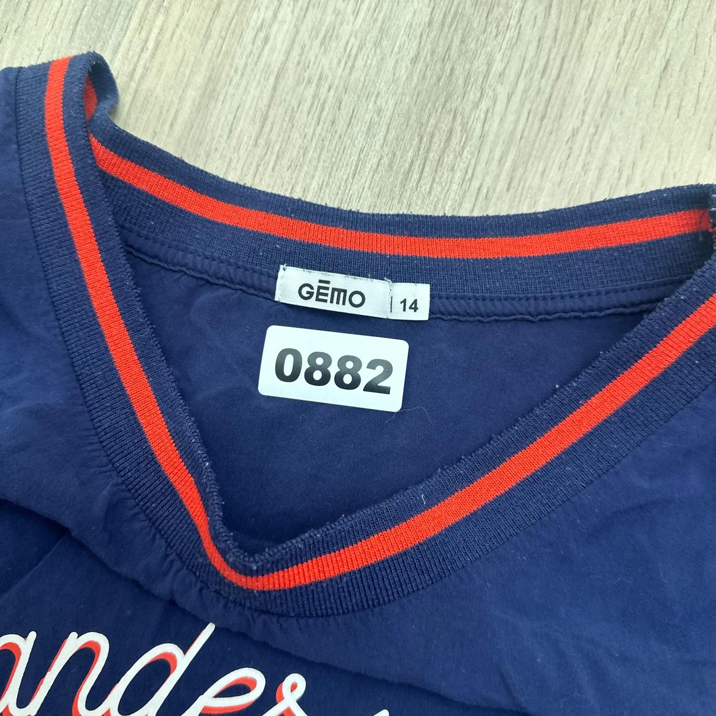 T-Shirt Gémo : 14 ans