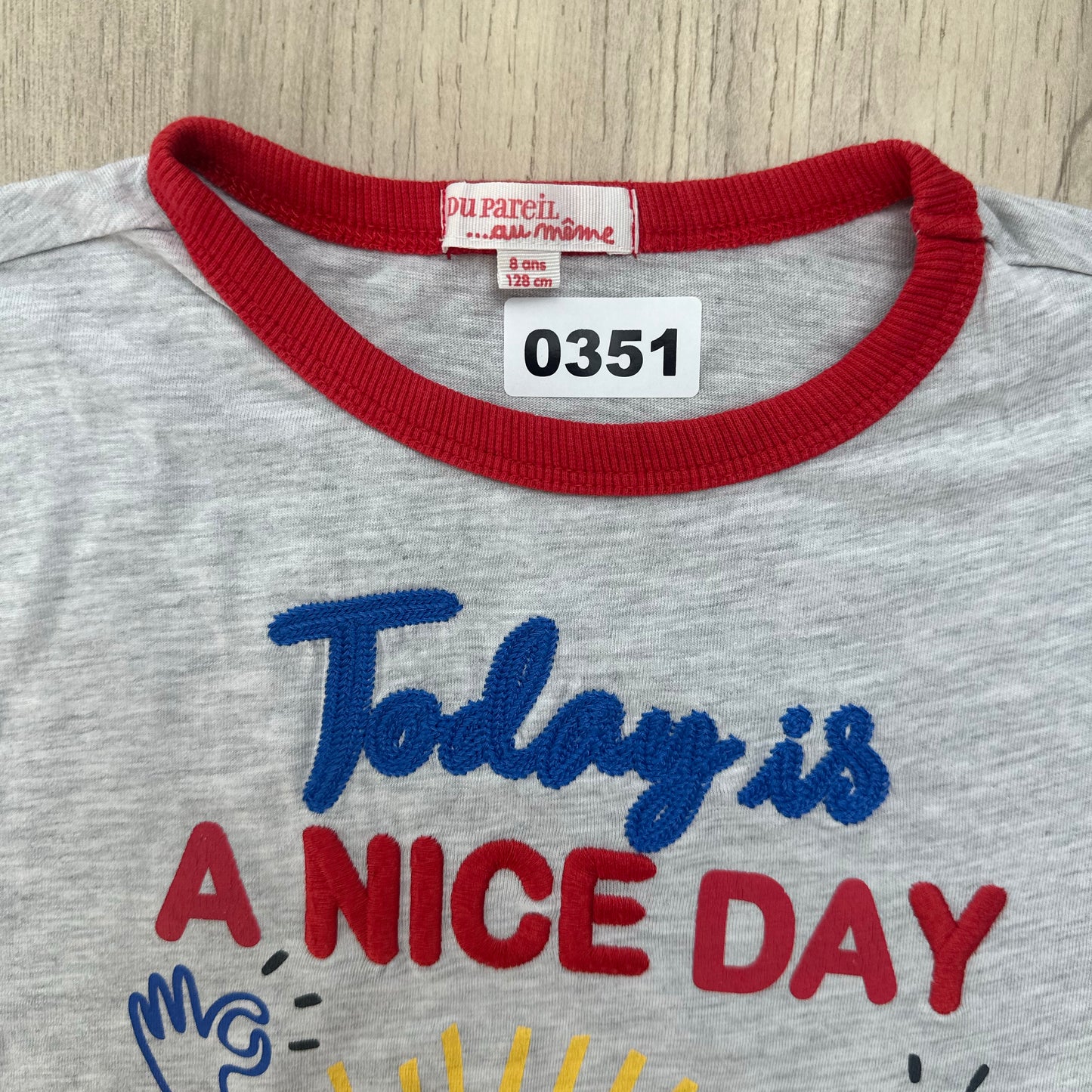 T-Shirt Du Pareil au même : 8 ans