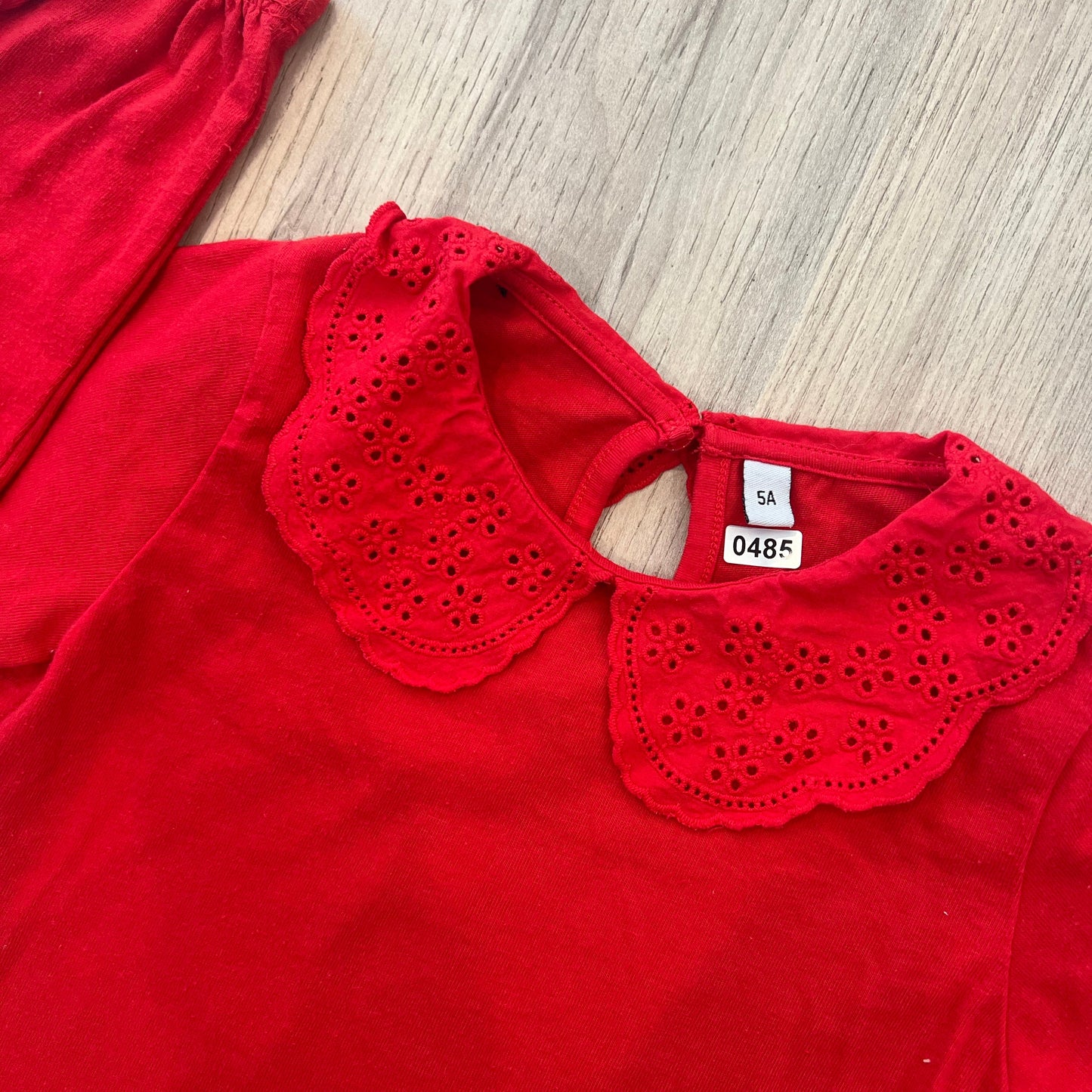 T-Shirt col Claudine : 5 ans