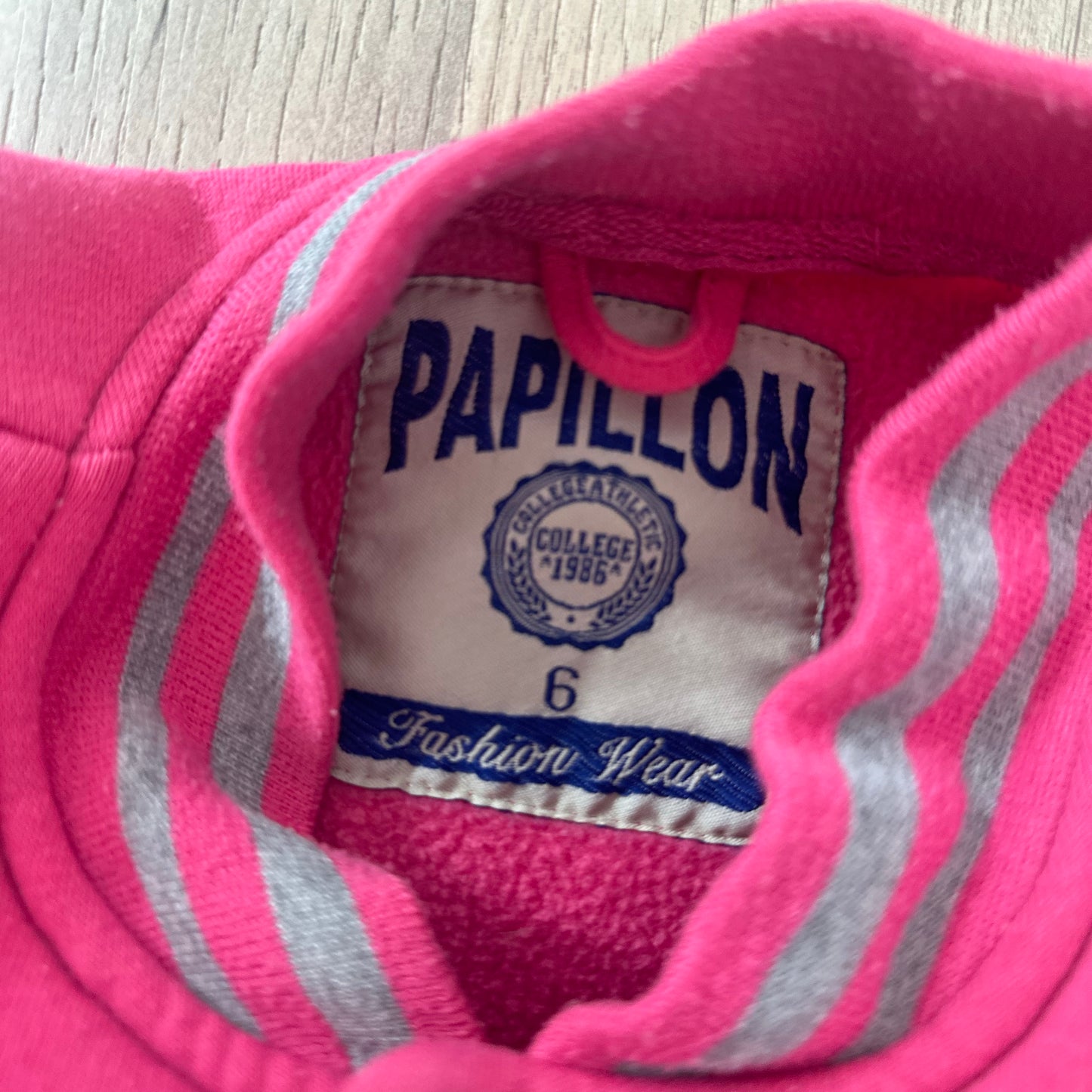 Veste teddy papillon : 6 ans