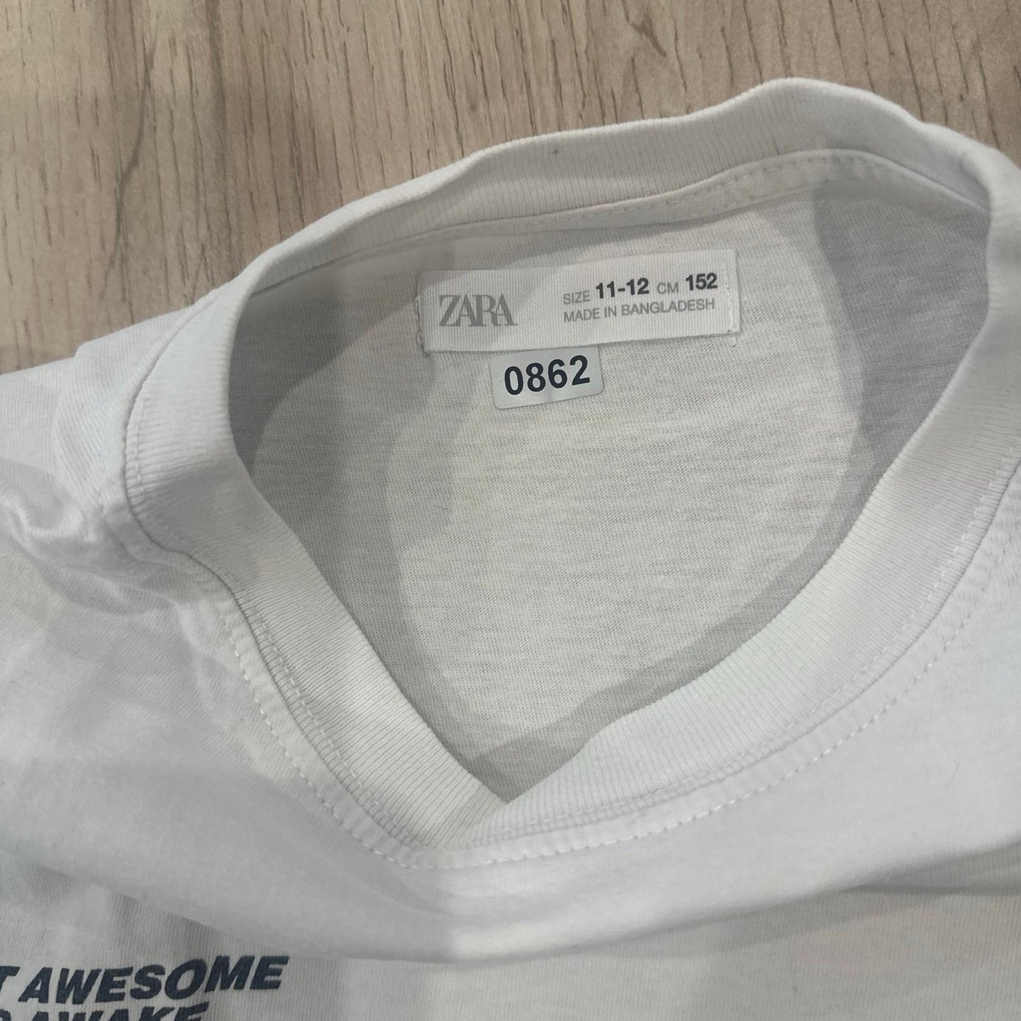 T-Shirt Zara : 12 ans