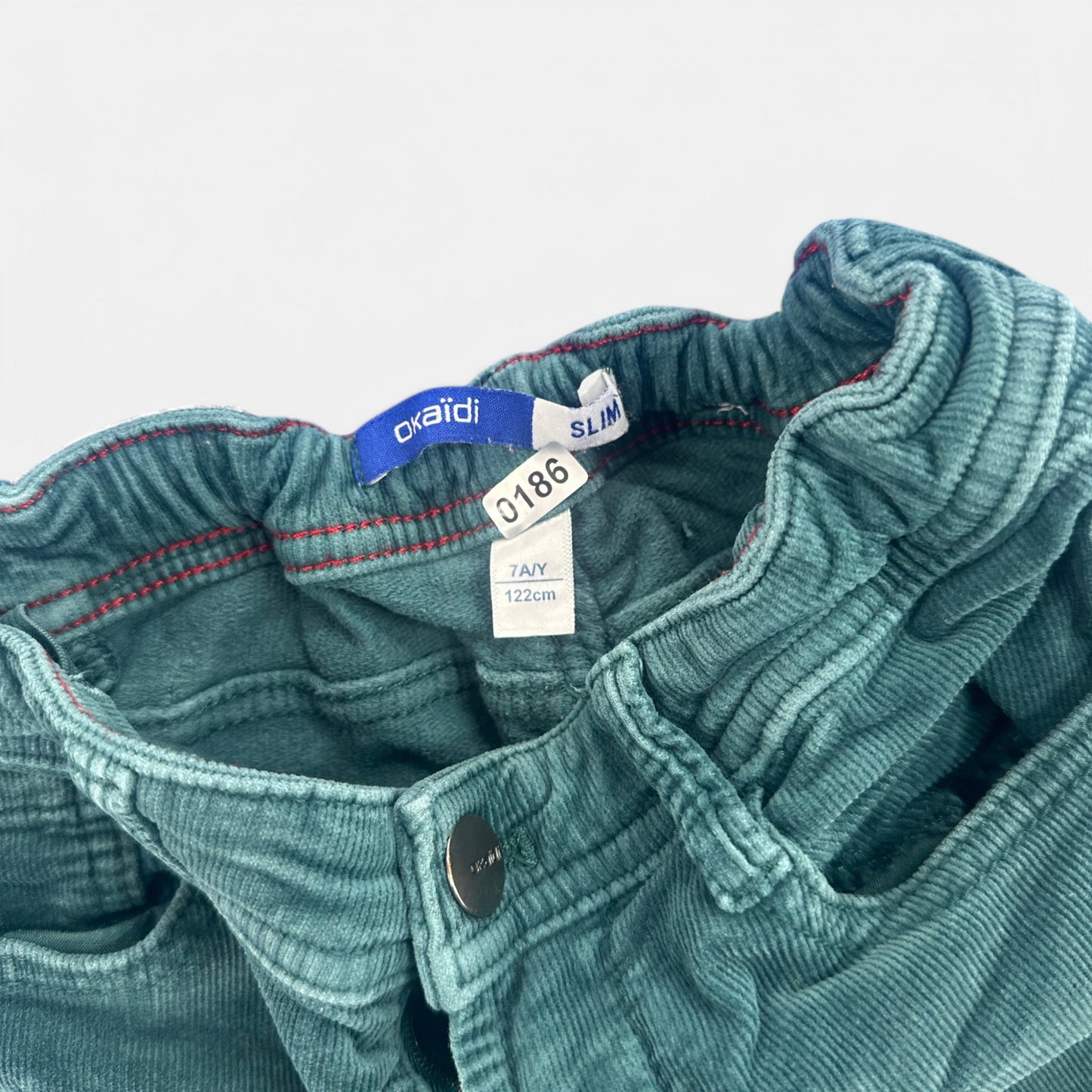 Pantalon velours slim Okaïdi : 7 ans