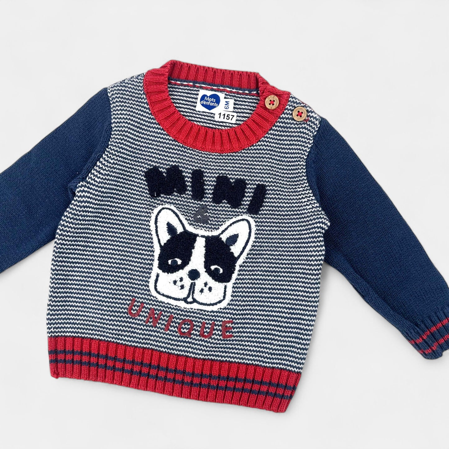 Pull Mots d’enfants : 6 mois