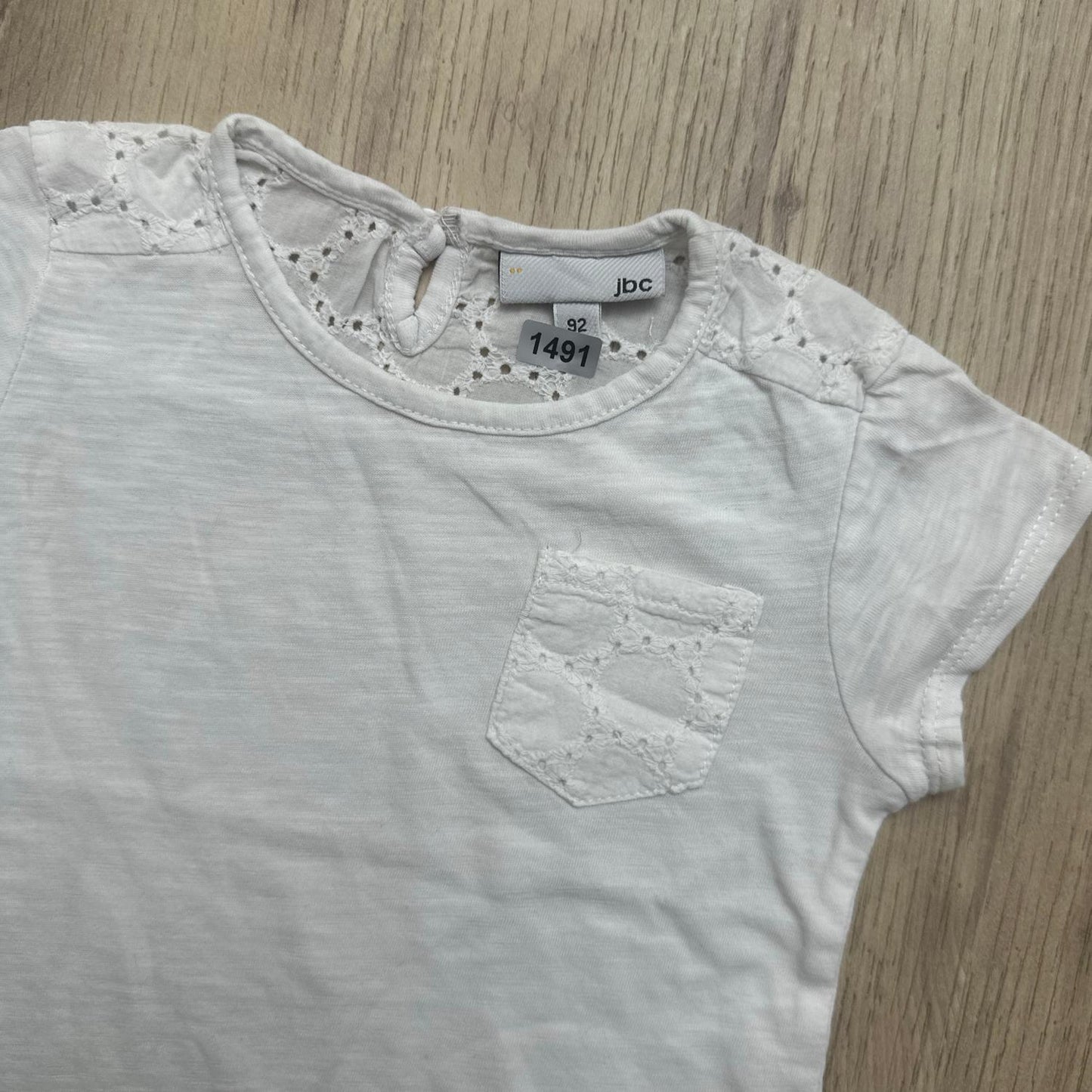 T-Shirt jbc blanc : 24 mois