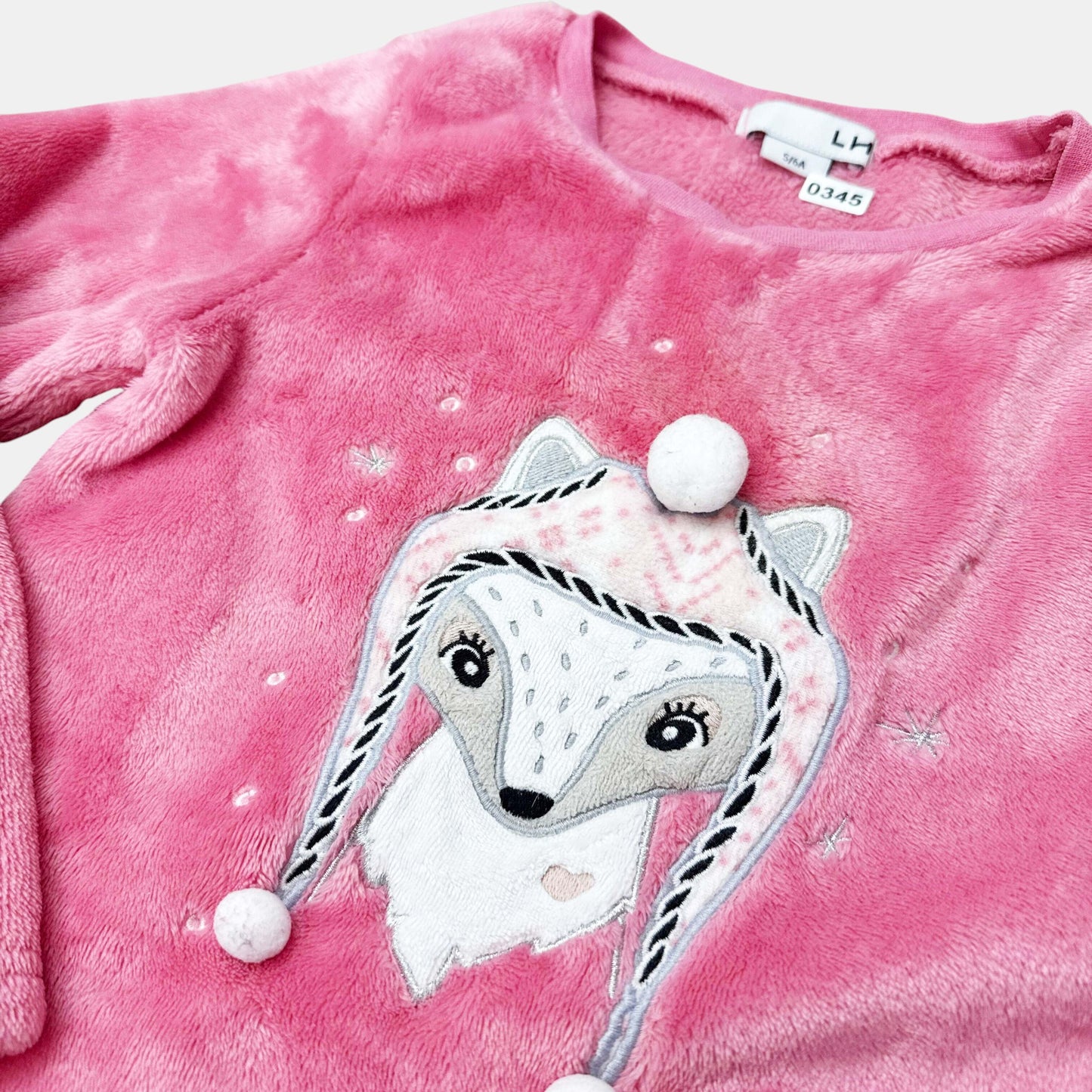 Pyjama velours La Halle : 5 ans
