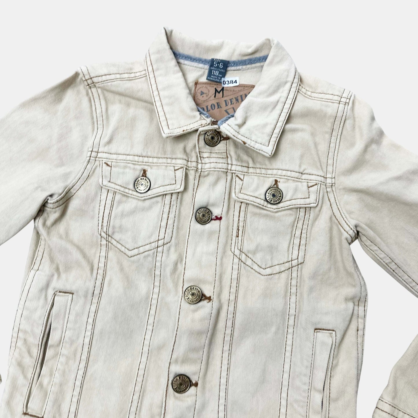Veste Jean Color Denim : 6 ans