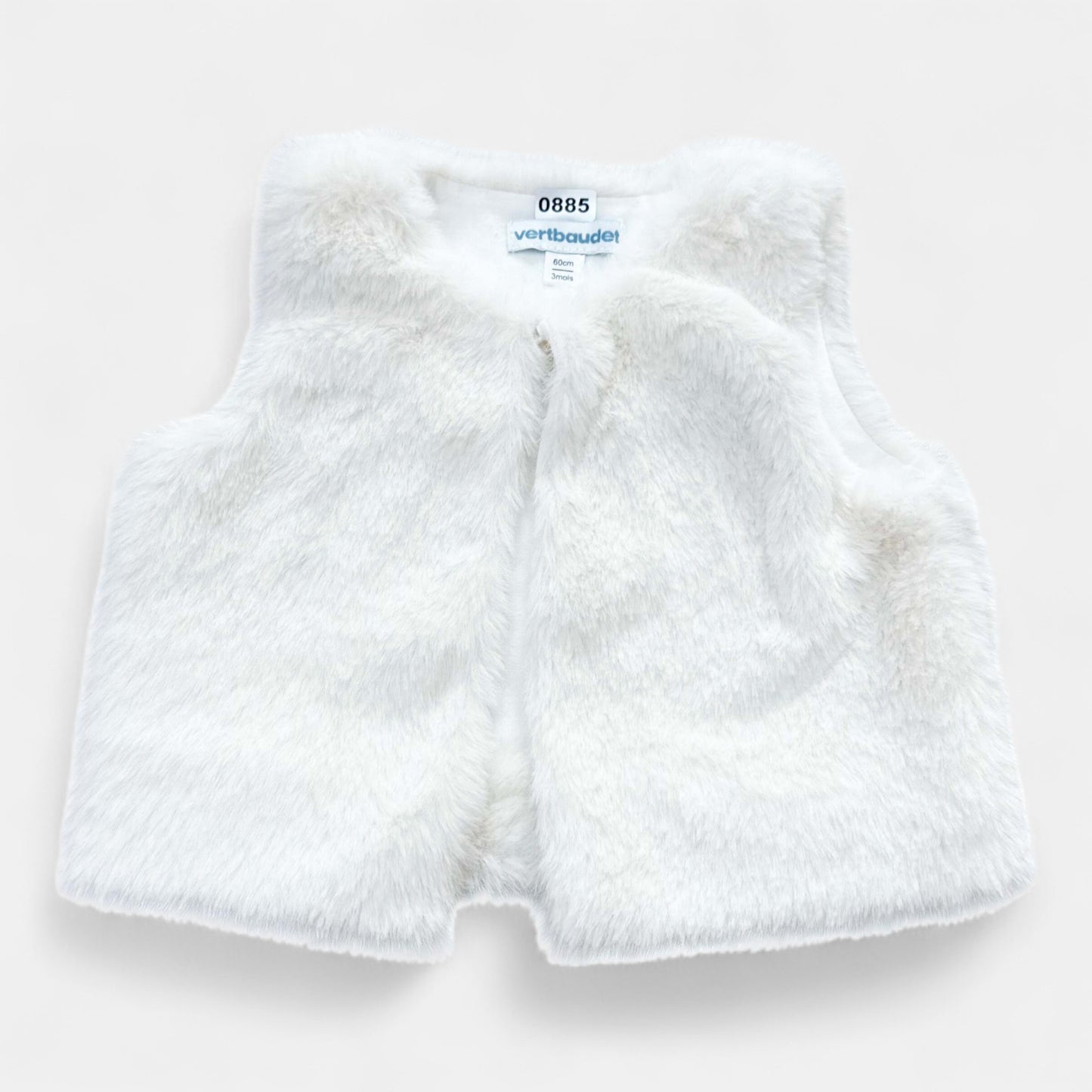 Gilet poilue sans manche Verbaudet : 3 mois