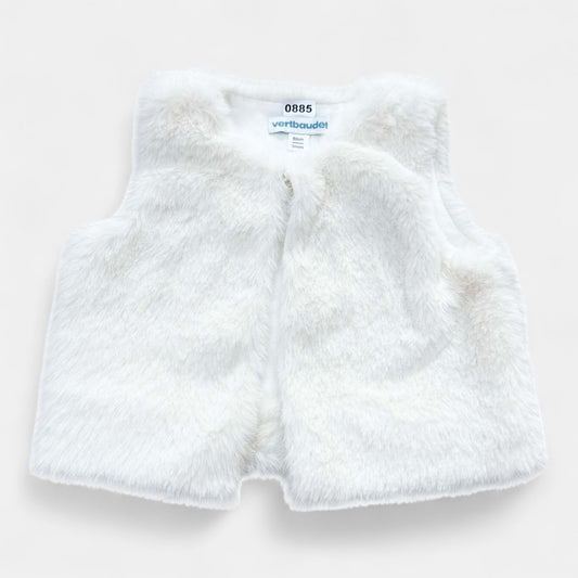 Gilet poilue sans manche Verbaudet : 3 mois