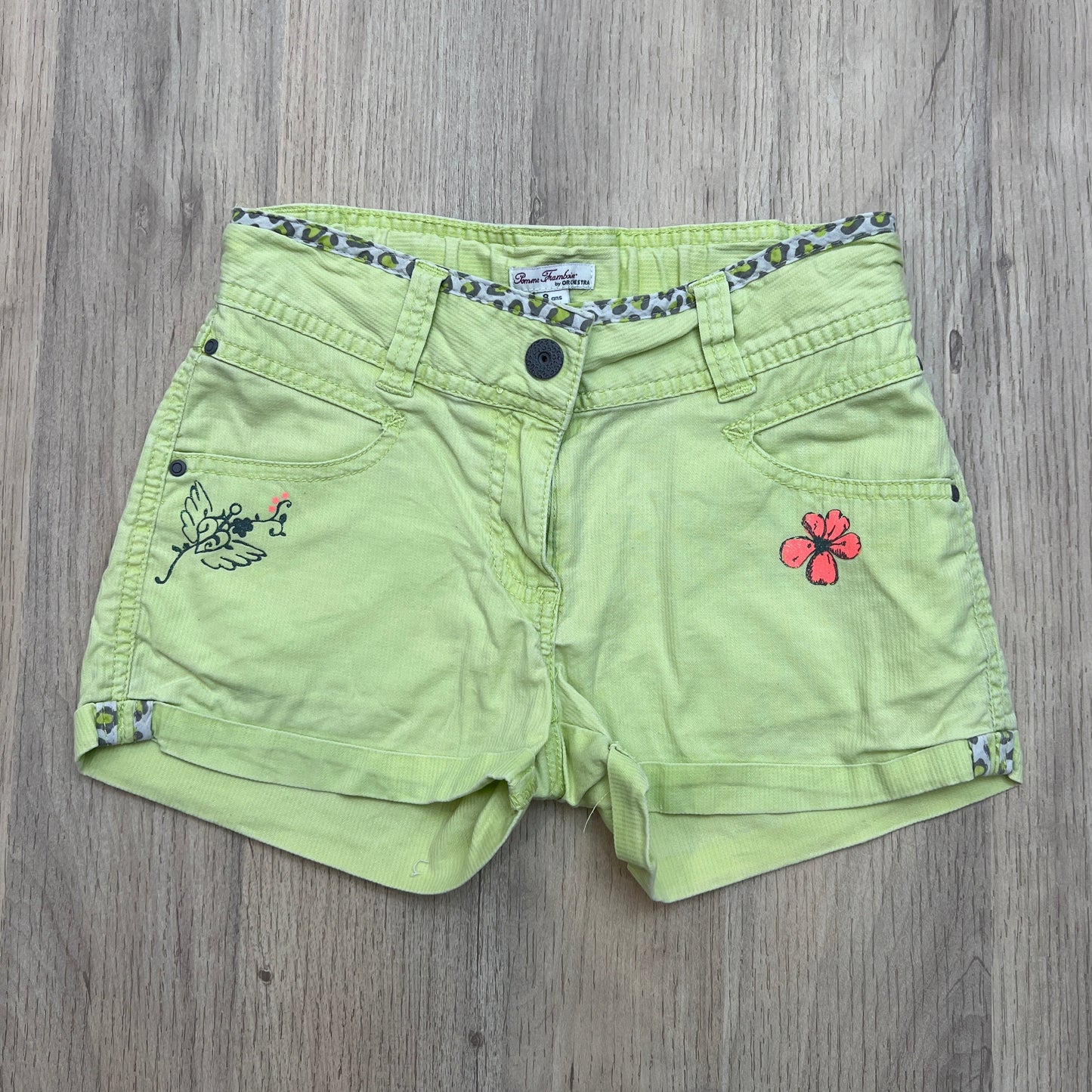 Short Pomme Framboise : 8 ans