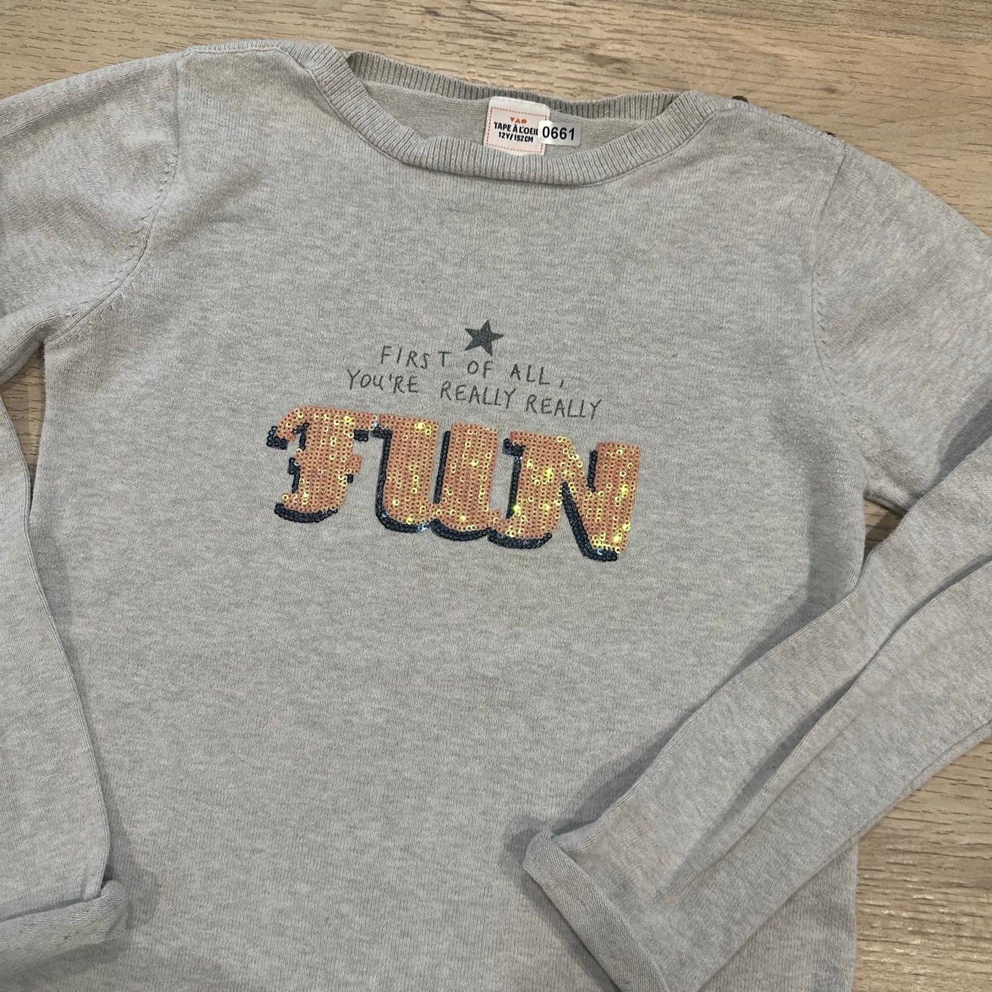 Pull fin Tape à l'oeil : 12 ans