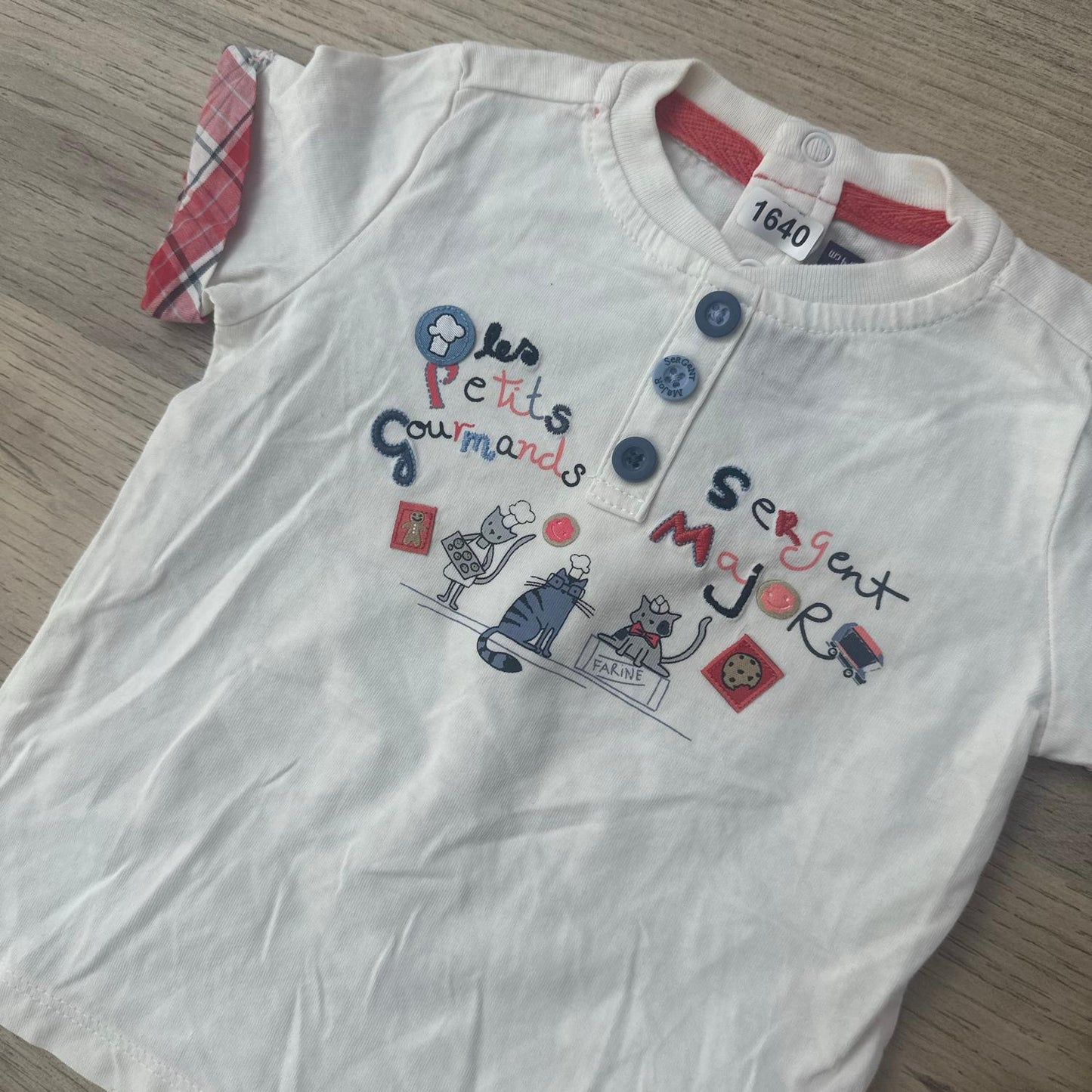 T-Shirt Sergent Major : 12 mois