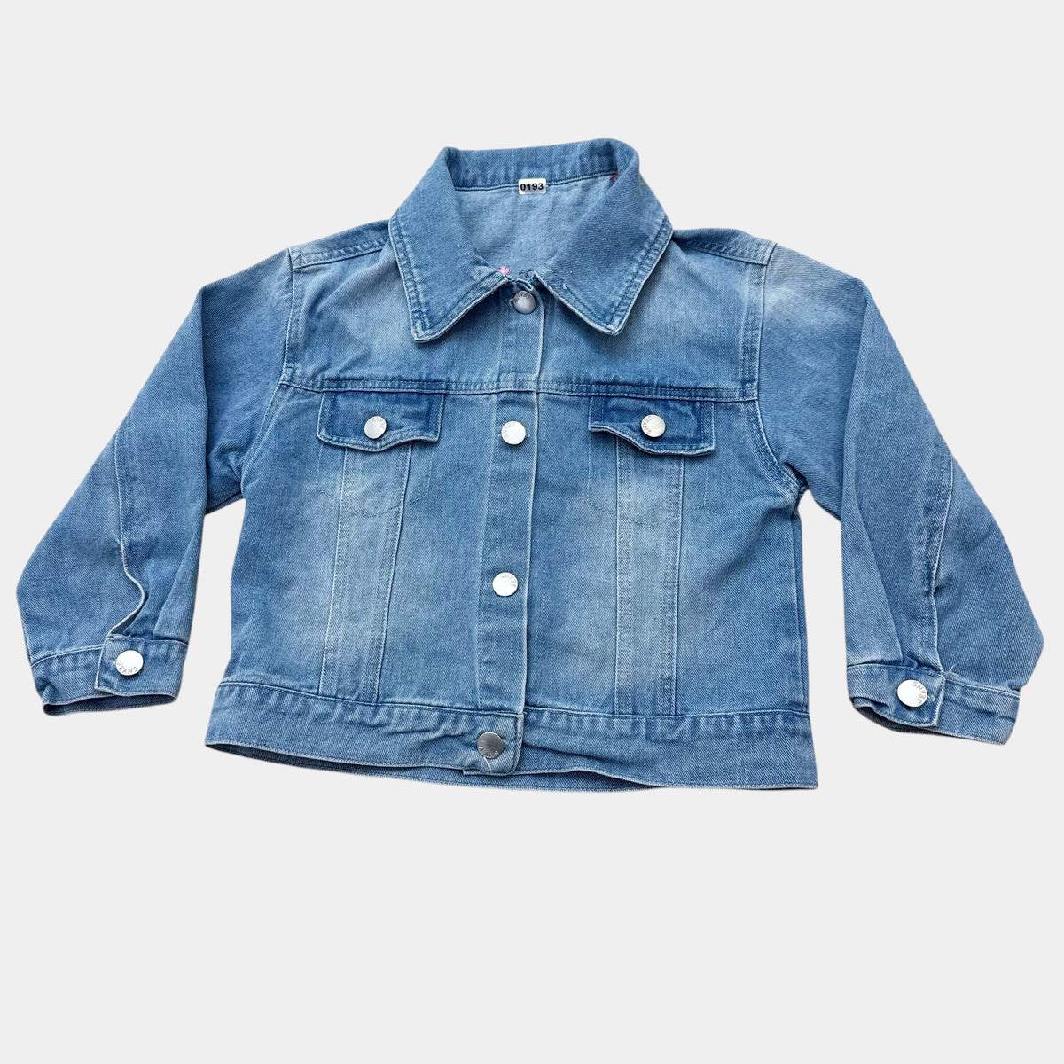 Veste jeans fleuris : 8 ans