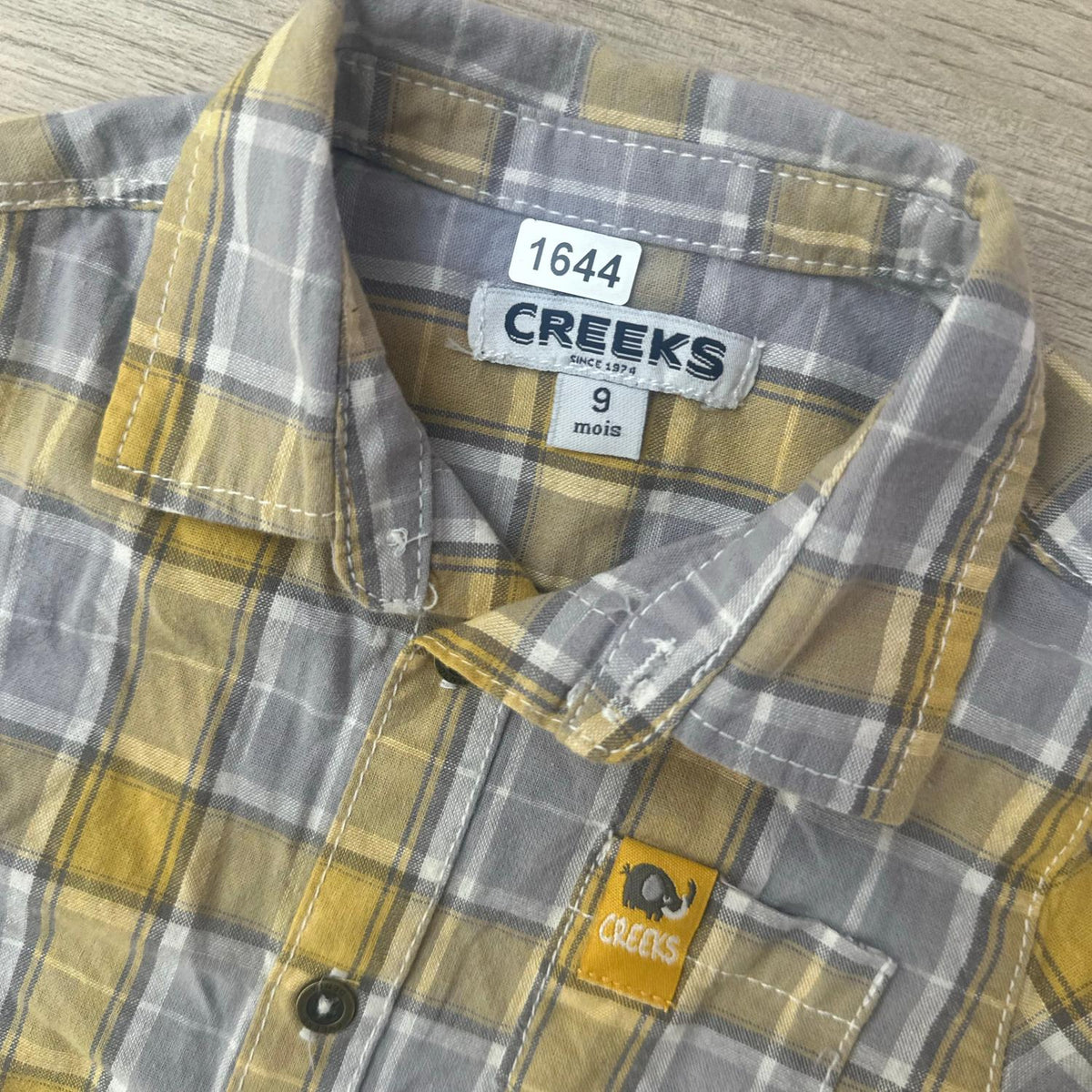 Chemise Creeks : 9 mois