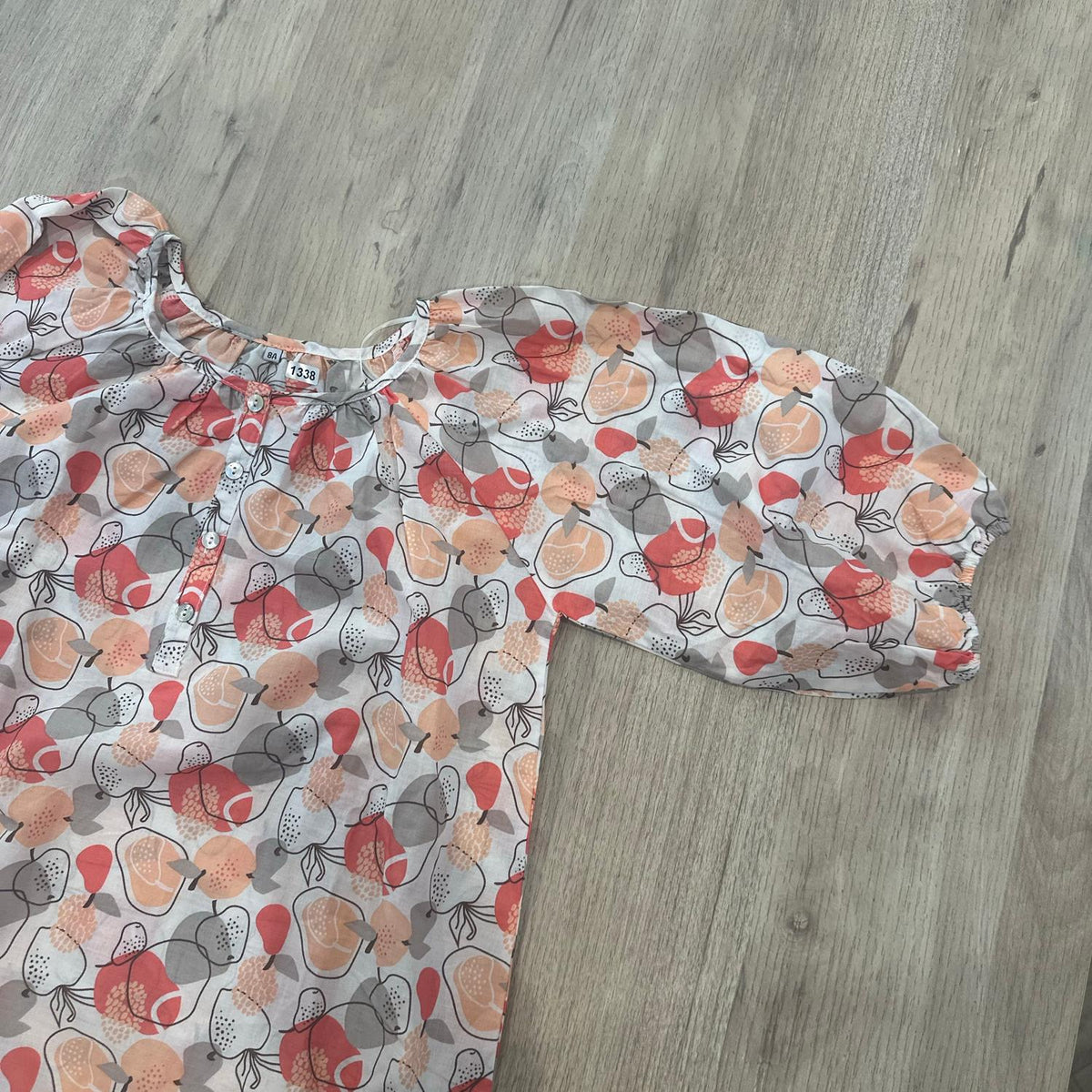Blouse fruits : 8 ans