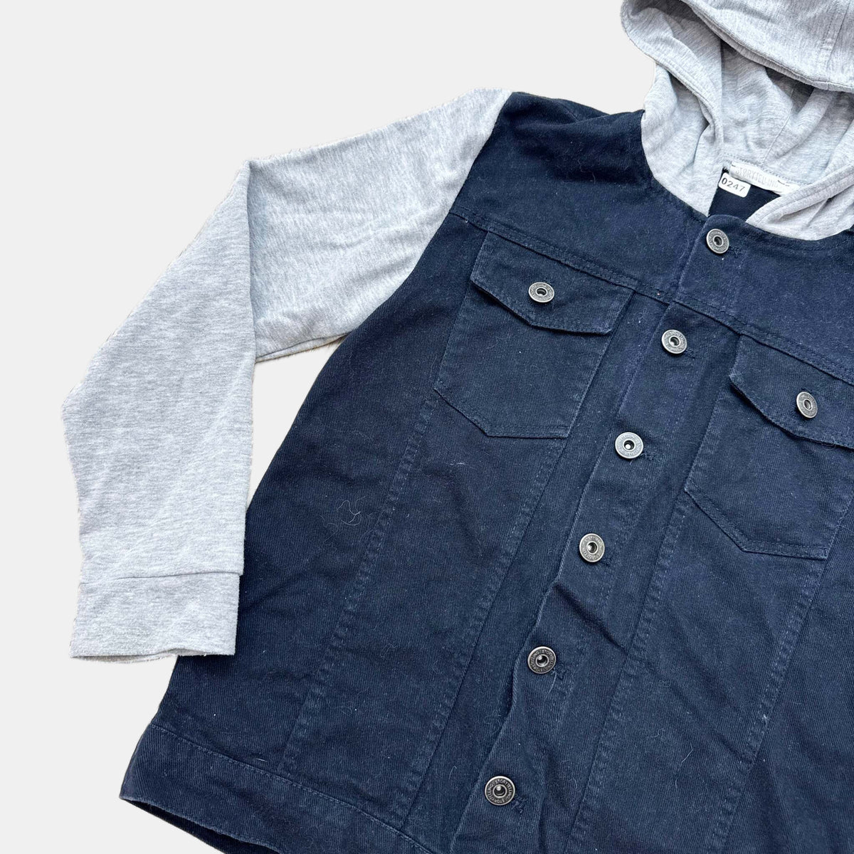 Veste jeans capuche Storytelling : 10 ans