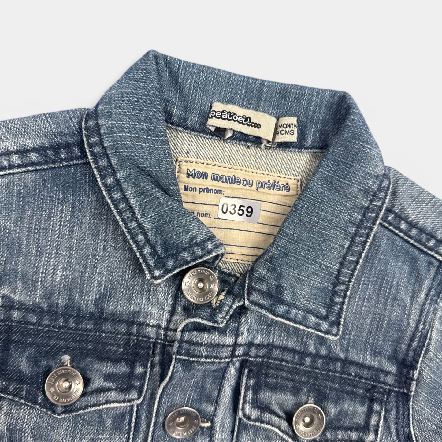 Veste jeans Tape à l'oeil : 12 mois