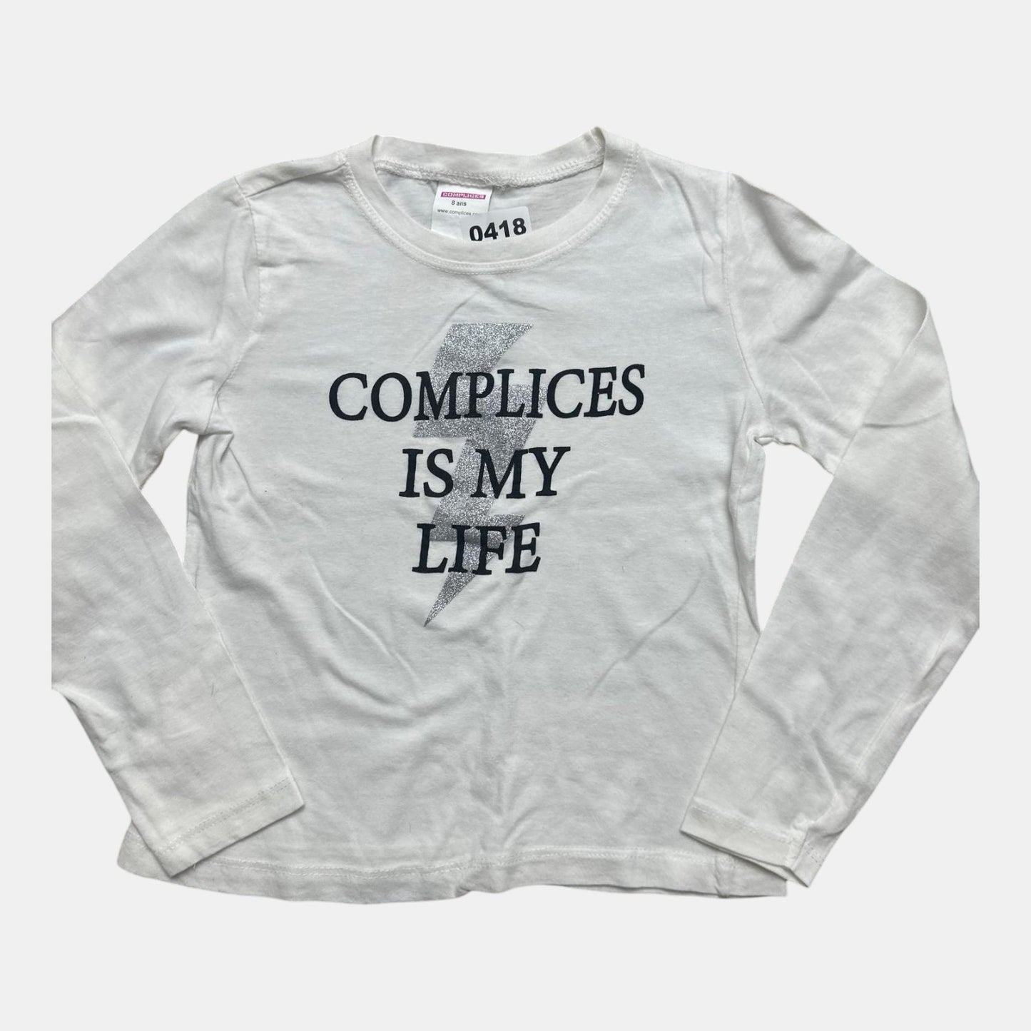 T-Shirt Complices : 8 ans