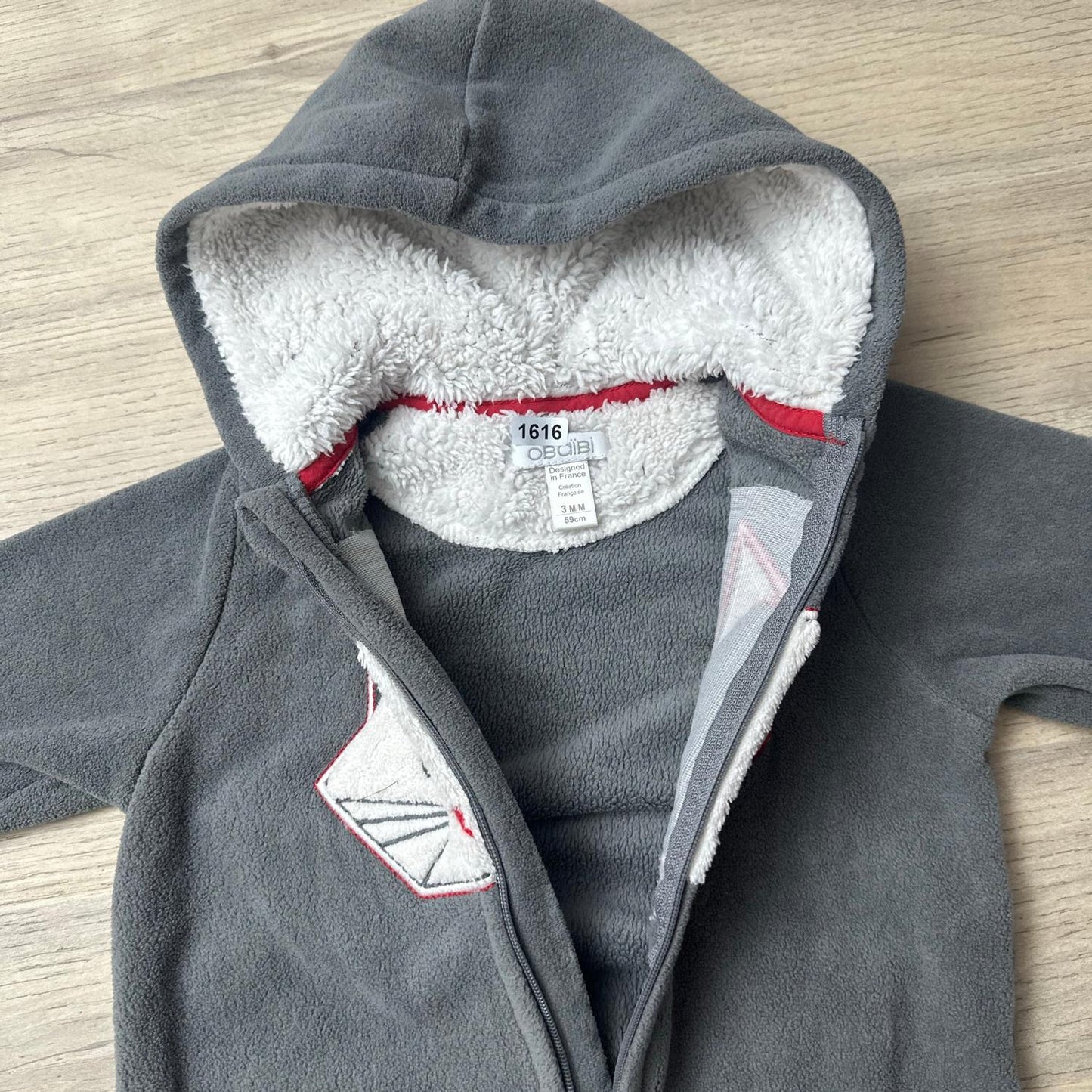 Combinaison Okaïdi : 3 mois