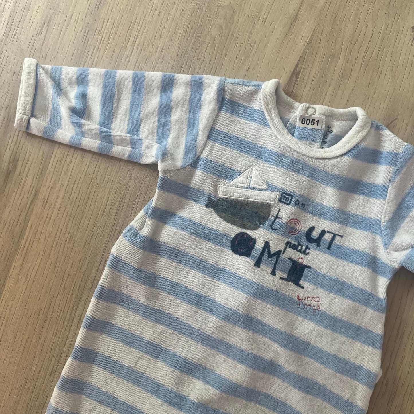 Pyjama sucre d’orge : 3 mois