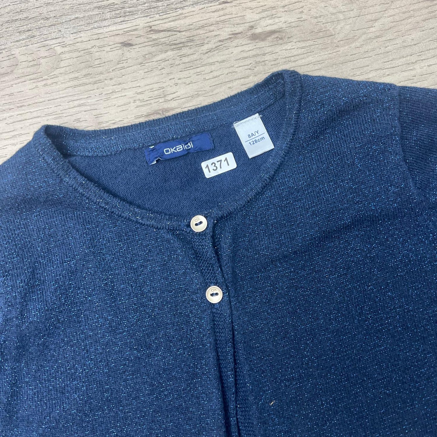 Gilet court paillettes Okaïdi : 8 ans