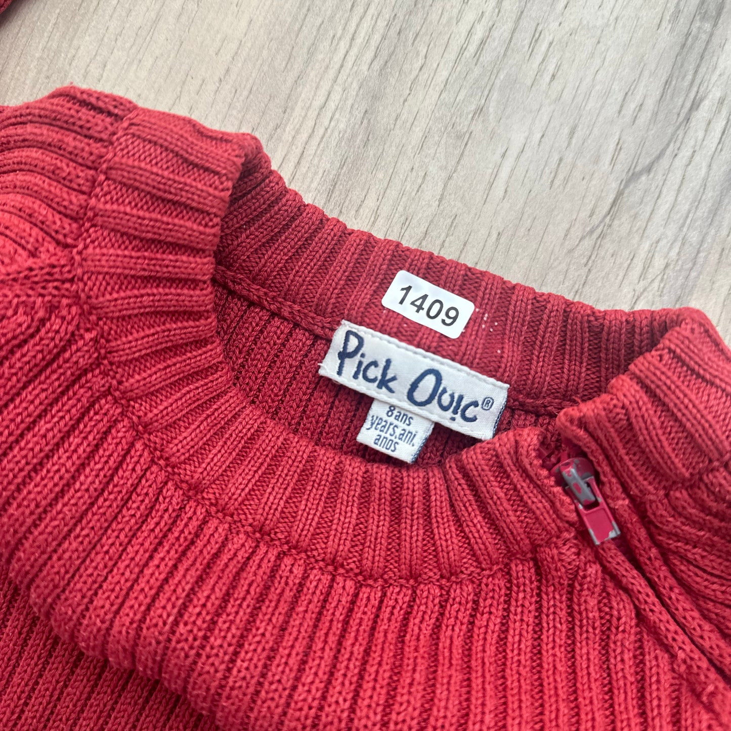 Pull pick ouic : 8 ans