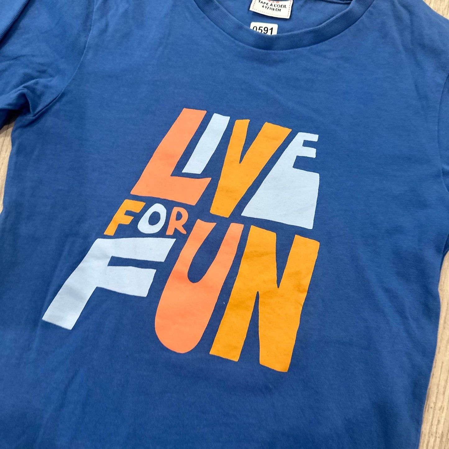 T-Shirt Tape à l'oeil : 6 ans