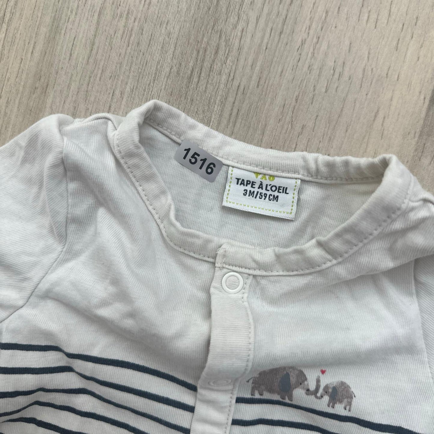 Pyjama Tape à l'oeil : 3 mois
