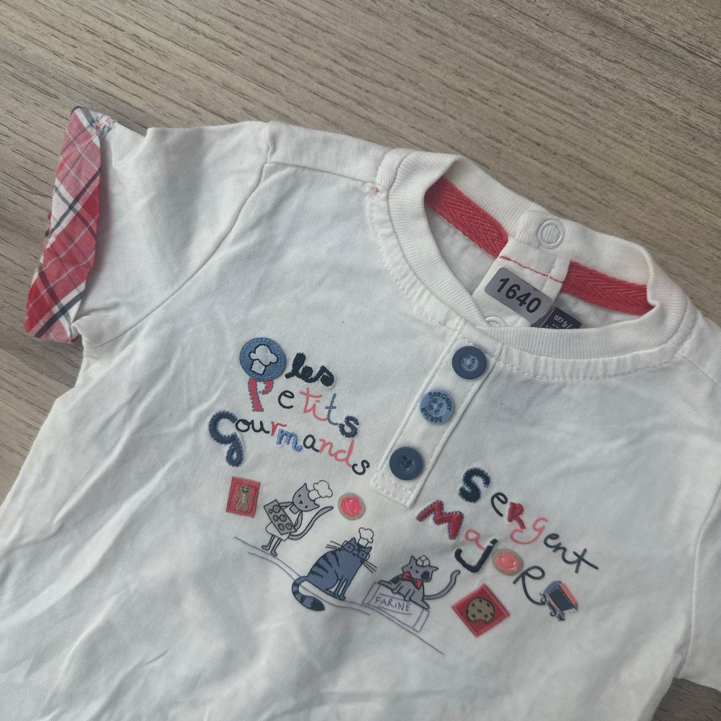 T-Shirt Sergent Major : 12 mois