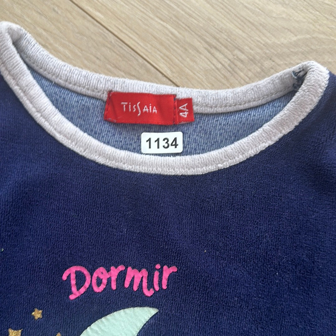 Pyjama  Tissaia￼ : 4 ans