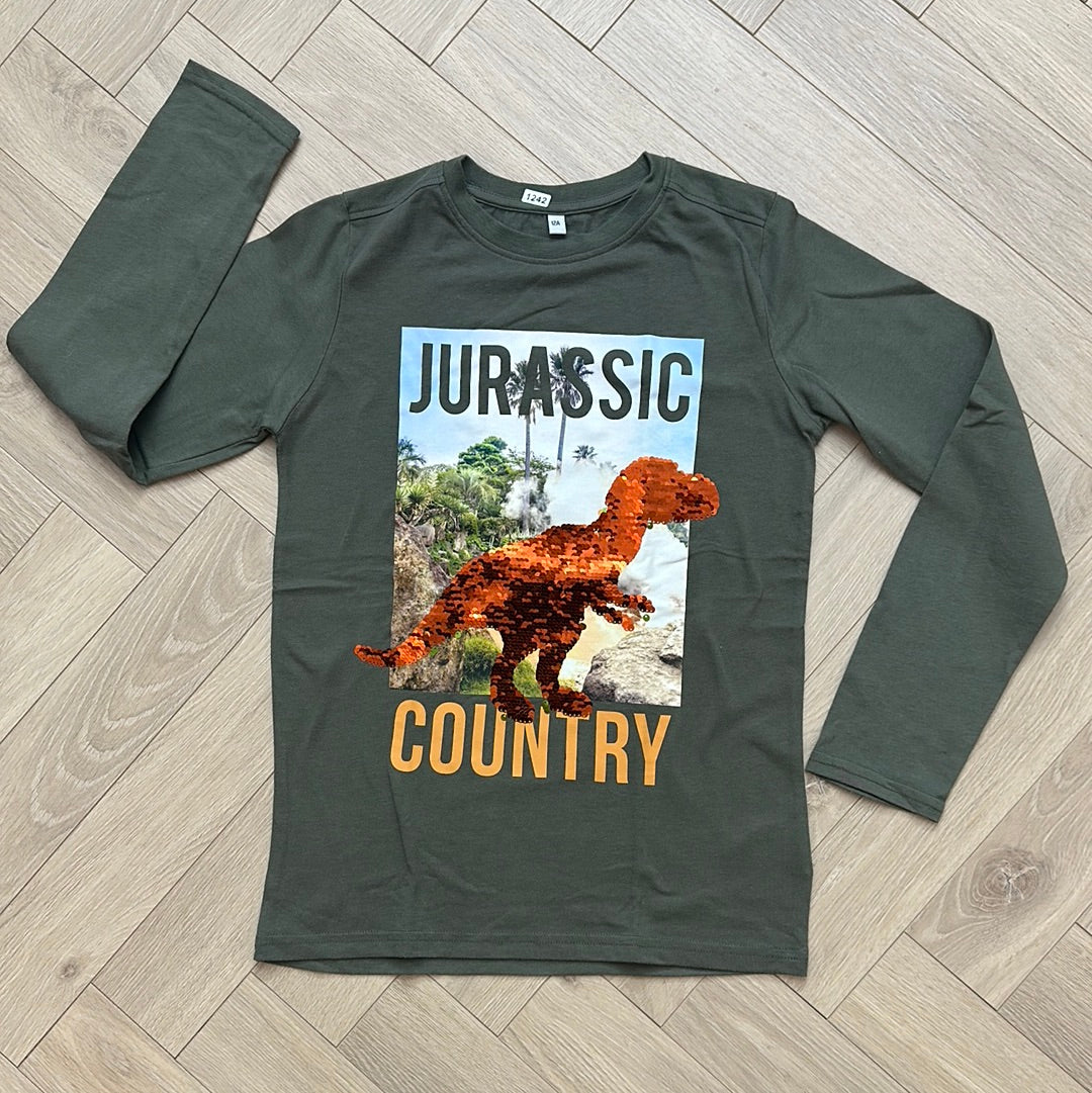 T-shirt jurassic country : 12 ans