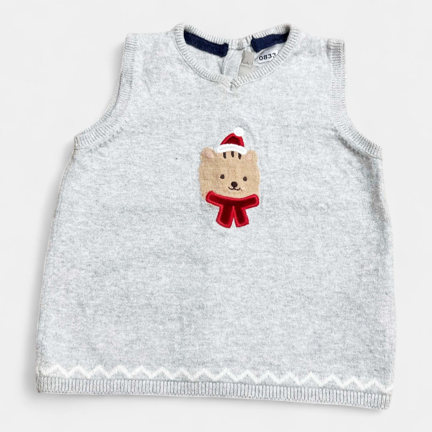 Pull sans manche Noël : 24 mois