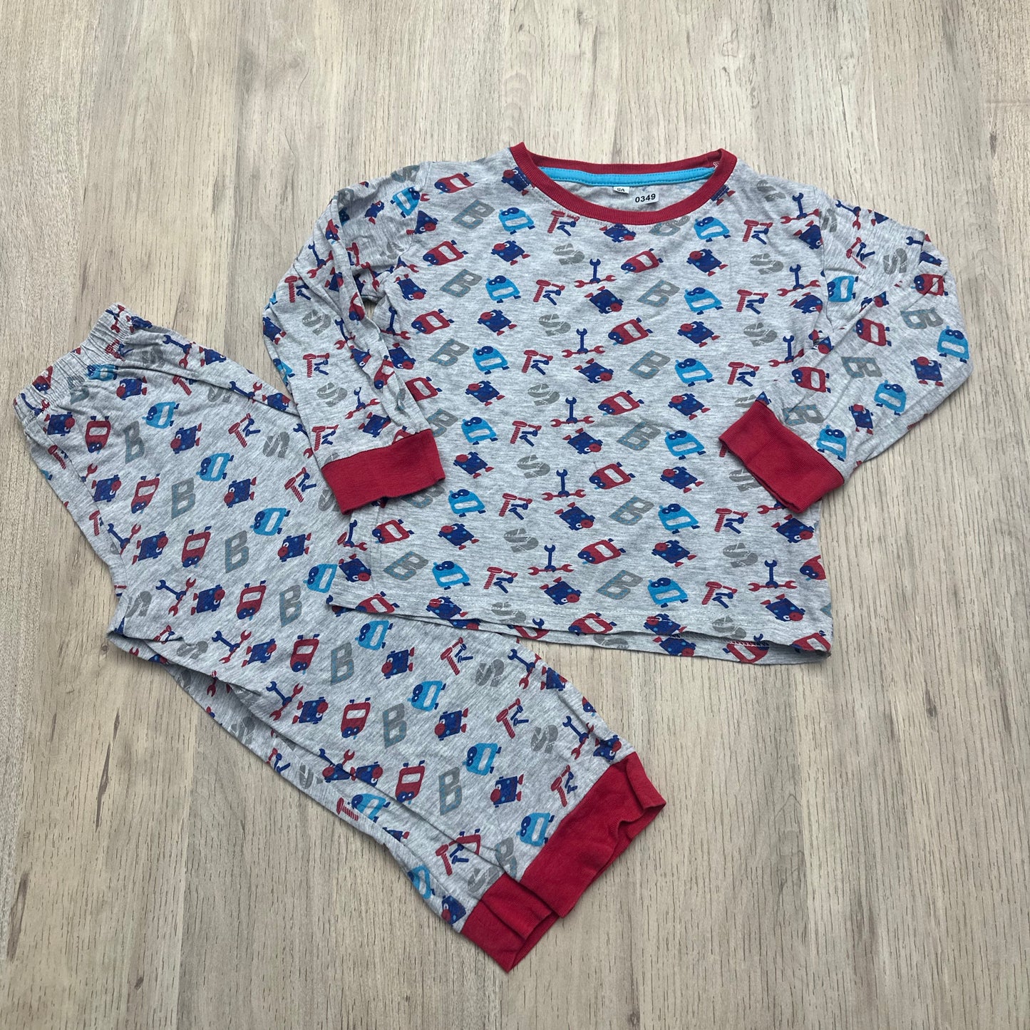 Pyjama petit robots : 5 ans