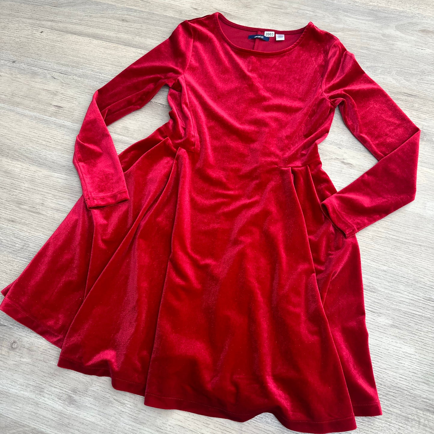 Robe velours Okaïdi : 10 ans