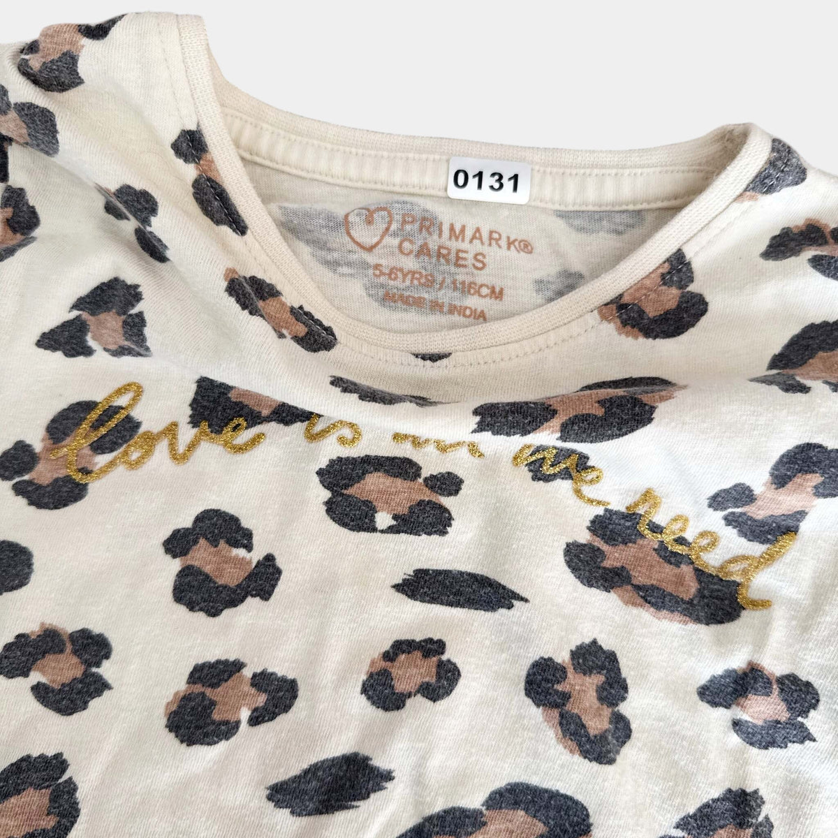 T-Shirt Primark : 5 ans