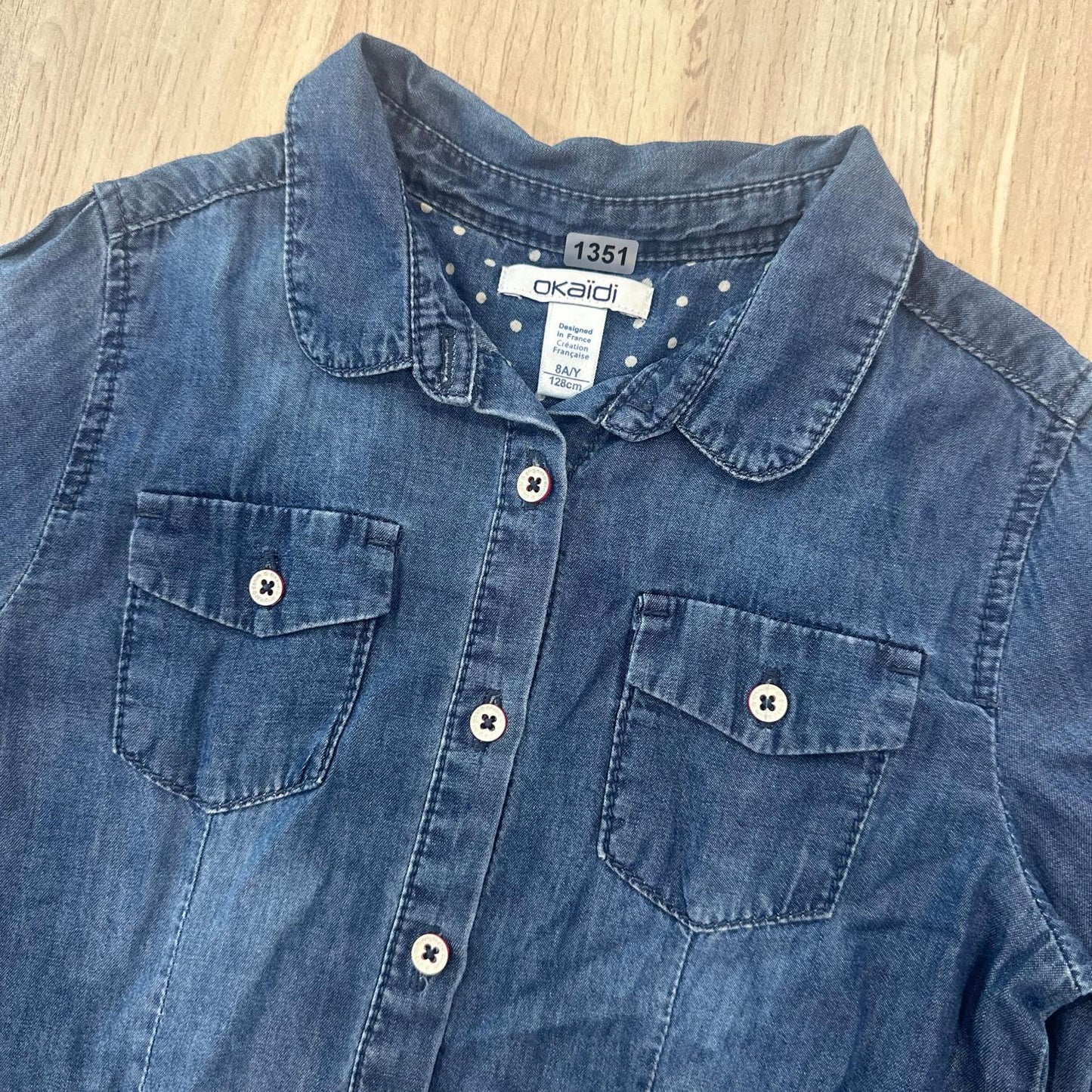Chemise Okaïdi : 8 ans