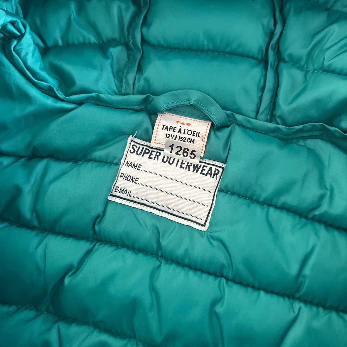 Veste doudoune  Tape à l'oeil : 12 ans