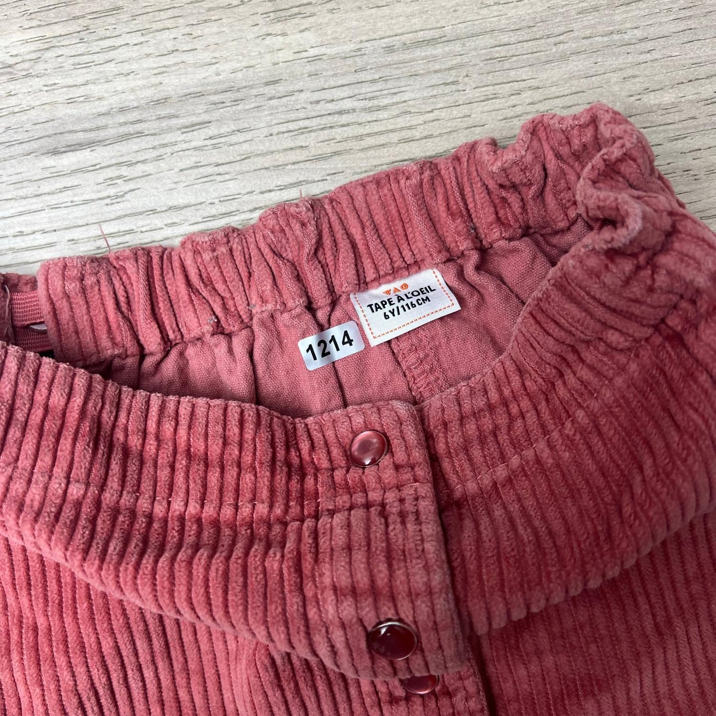 Jupe Velours Tape à l'oeil : 6 ans