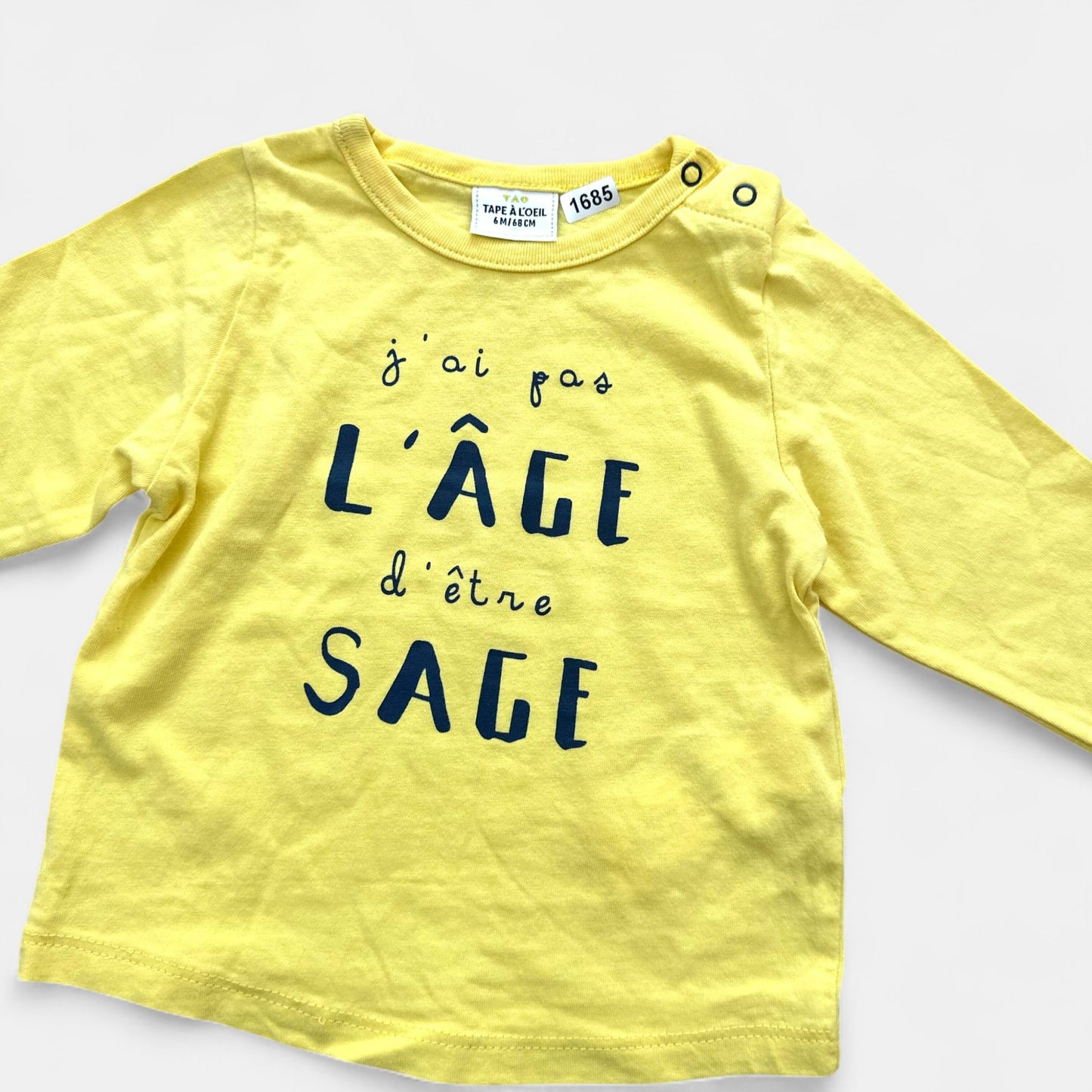 T-Shirt Tape à l'oeil : 6 mois