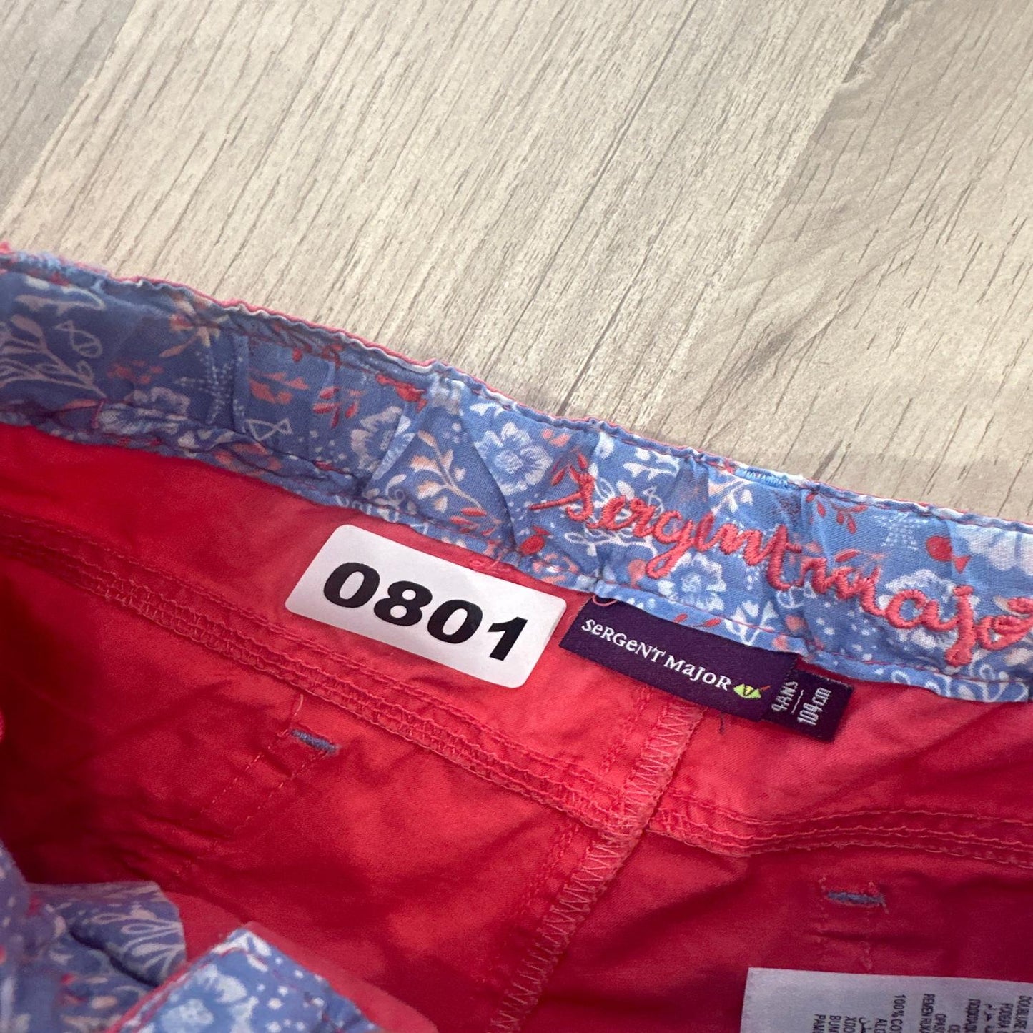 Pantalon sergent major : 4 ans