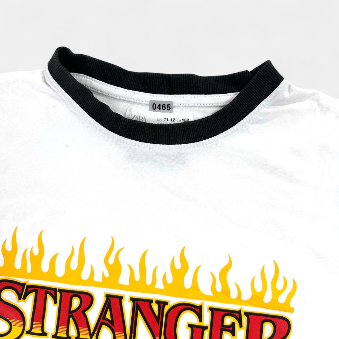 T-Shirt Zara Stranger Things : 12 ans
