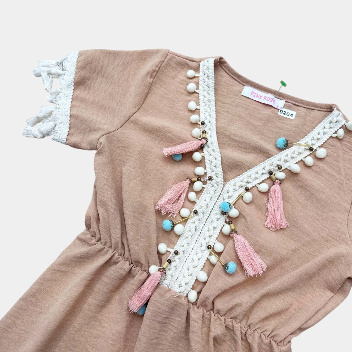 Robe punk rose : 8 ans