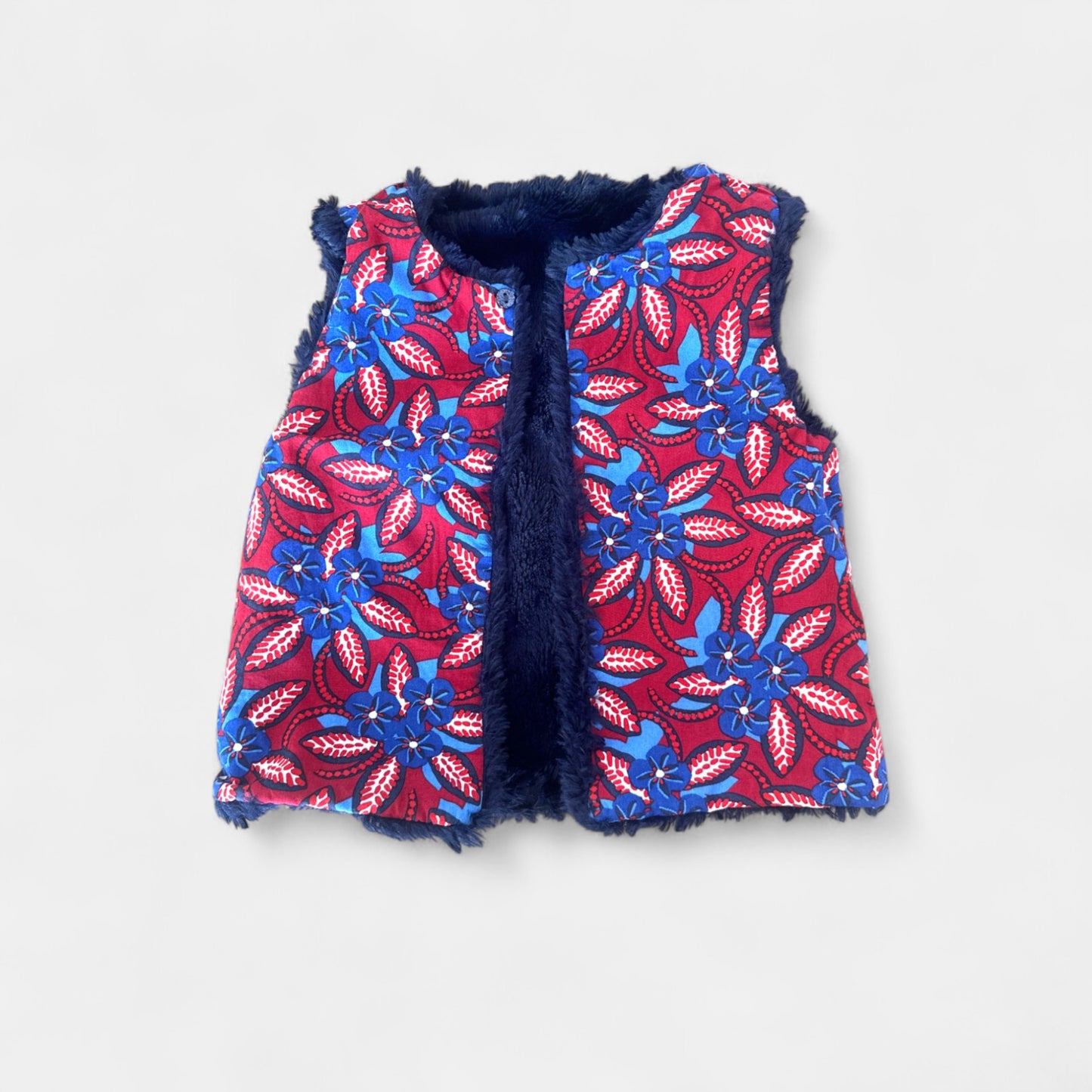 Gilet réversible : 4 ans